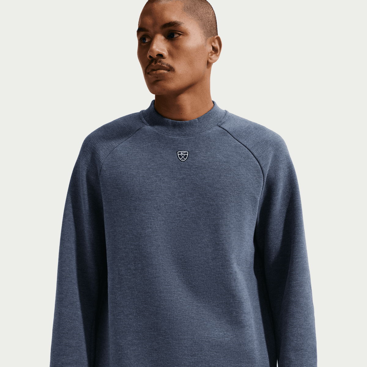 Nike Golf Par 5 Crew Neck Pullover - College Navy / White - Nike Golf