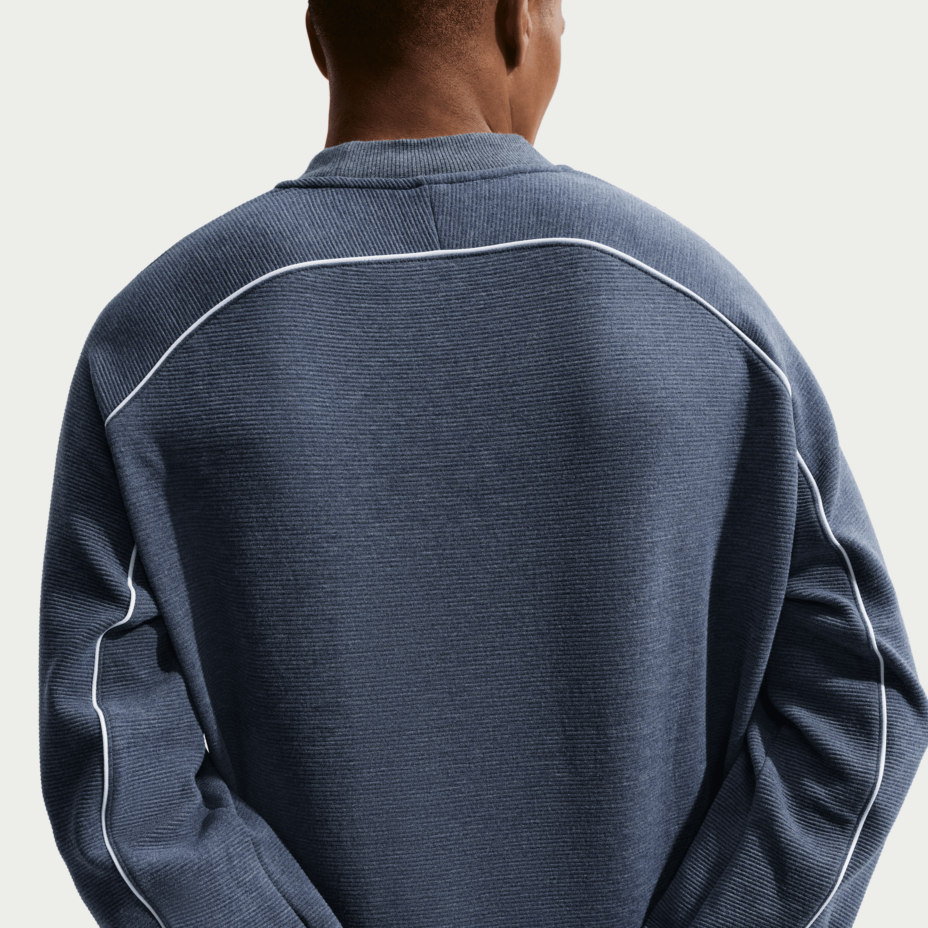 Nike Golf Par 5 Crew Neck Pullover - College Navy / White