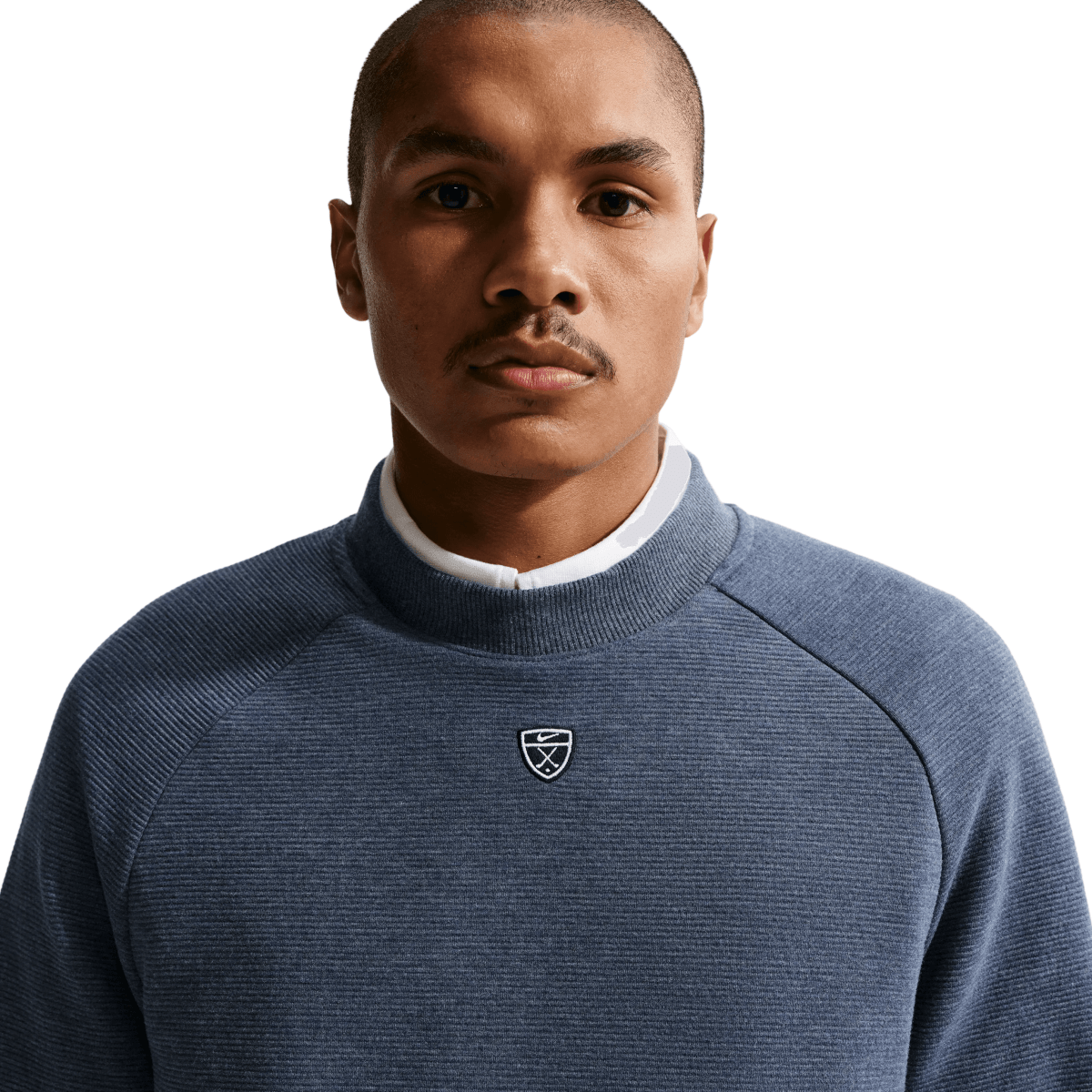 Nike Golf Par 5 Crew Neck Pullover - College Navy / White - Nike Golf