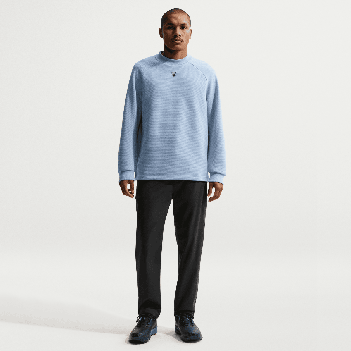 Nike Golf Par 5 Crew Neck Pullover - Work Blue - Nike Golf