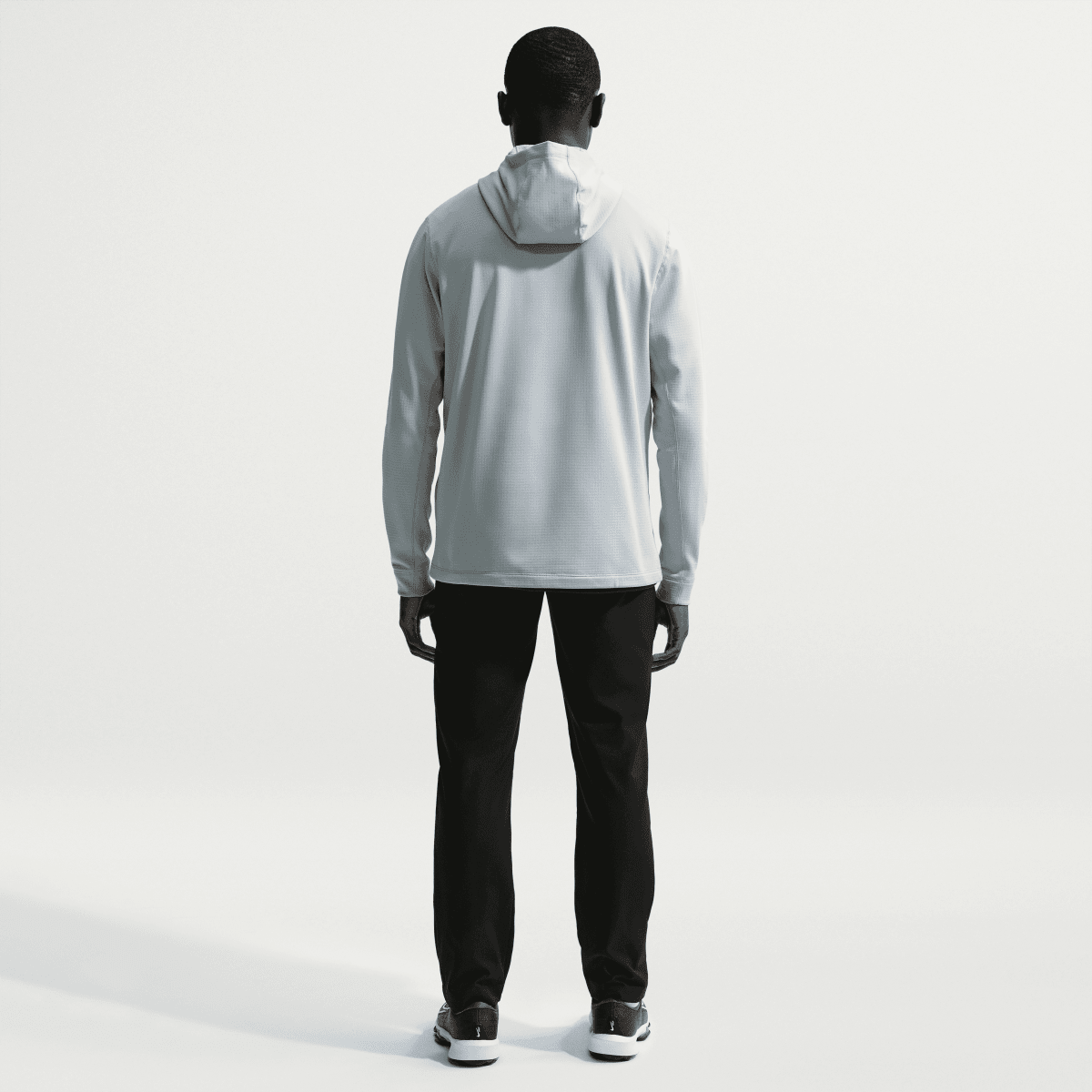Nike Velocity Men's Therma - FIT Golf Hoodie - Wolf Grey - Nike Golf