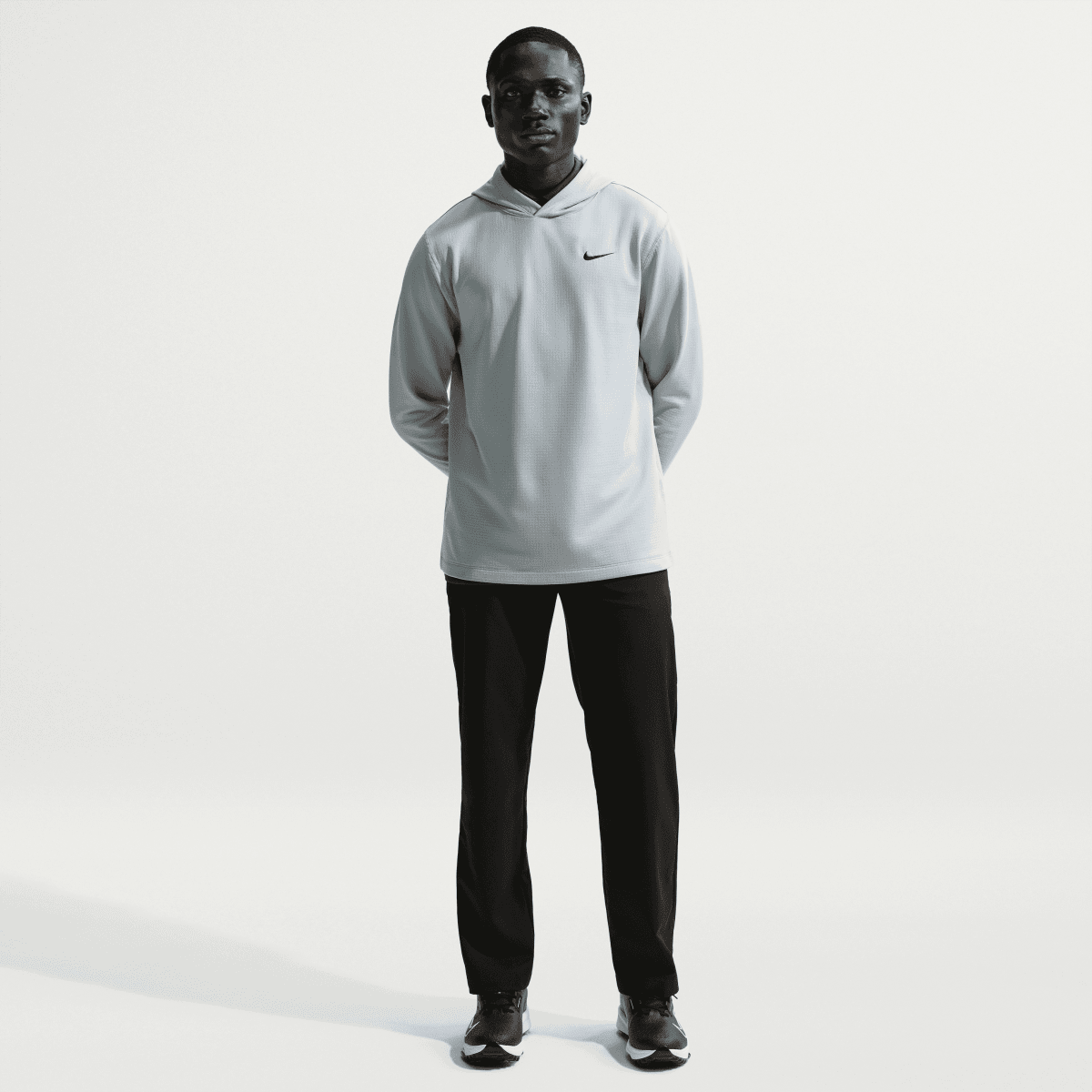 Nike Velocity Men's Therma - FIT Golf Hoodie - Wolf Grey - Nike Golf