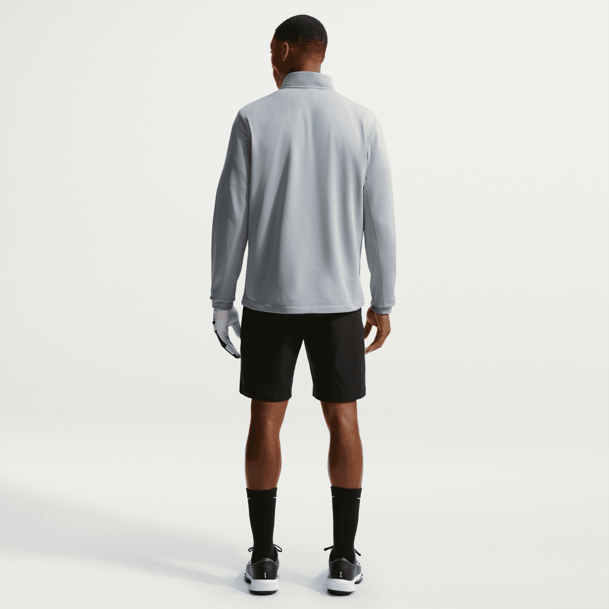 Nike Velocity Therma - Fit 1/2 Zip Mens Golf Pullover - Wolf Grey - Nike Golf