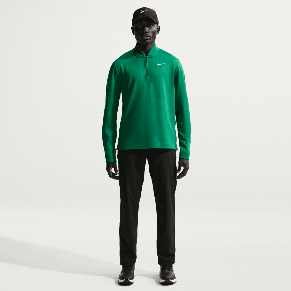 Nike Velocity Therma - Fit 1/2 Zip Mens Golf Pullover - Malachite - Nike Golf