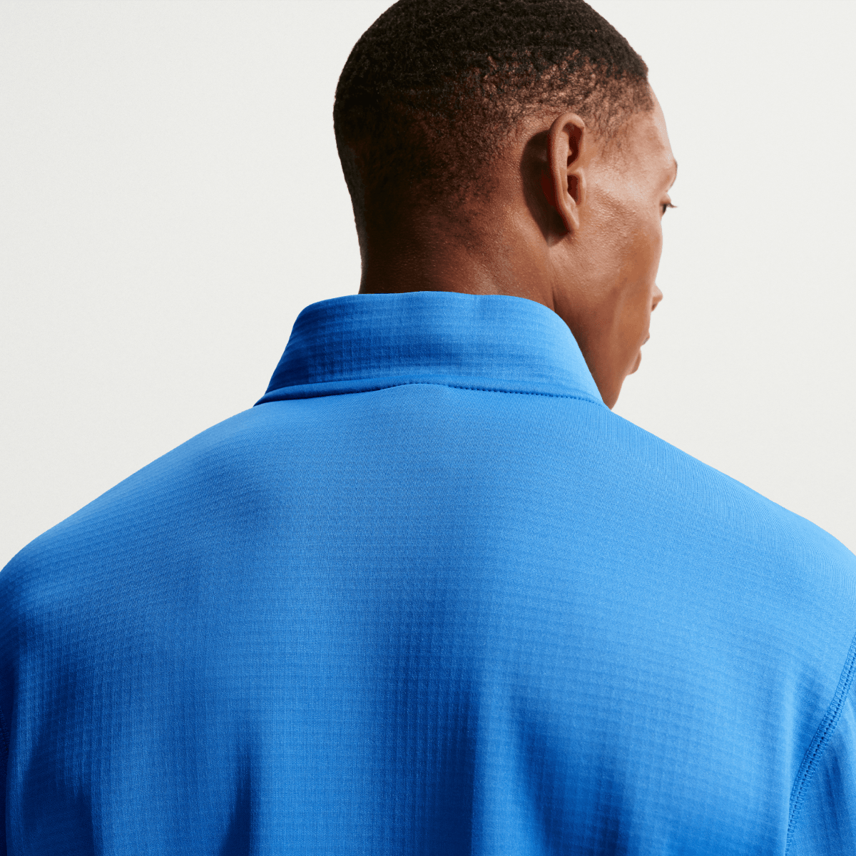 Nike Velocity Therma - Fit 1/2 Zip Mens Golf Pullover - Pacific Blue / White - Nike Golf