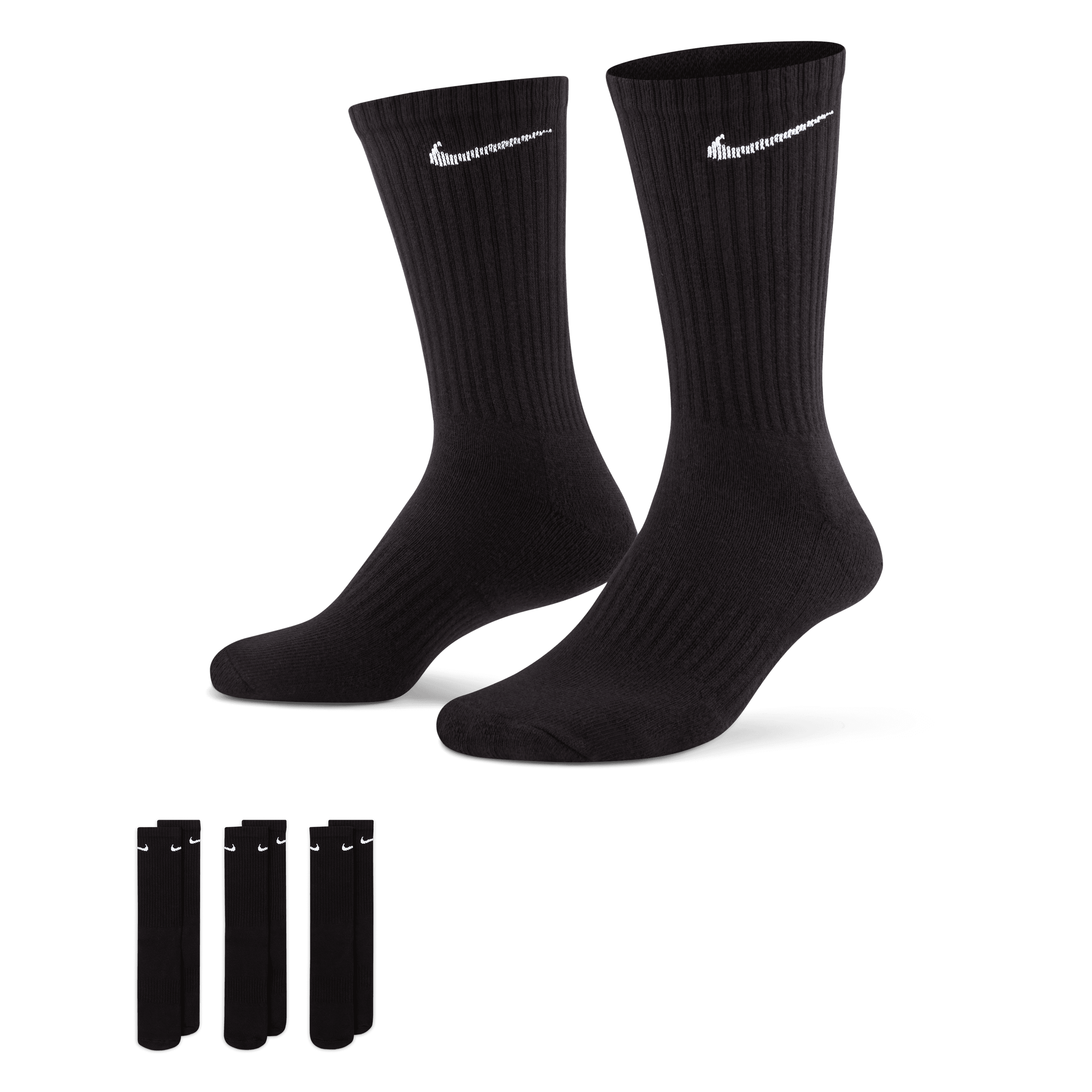 Nike Everyday Training Socks - Black (3 Pairs)