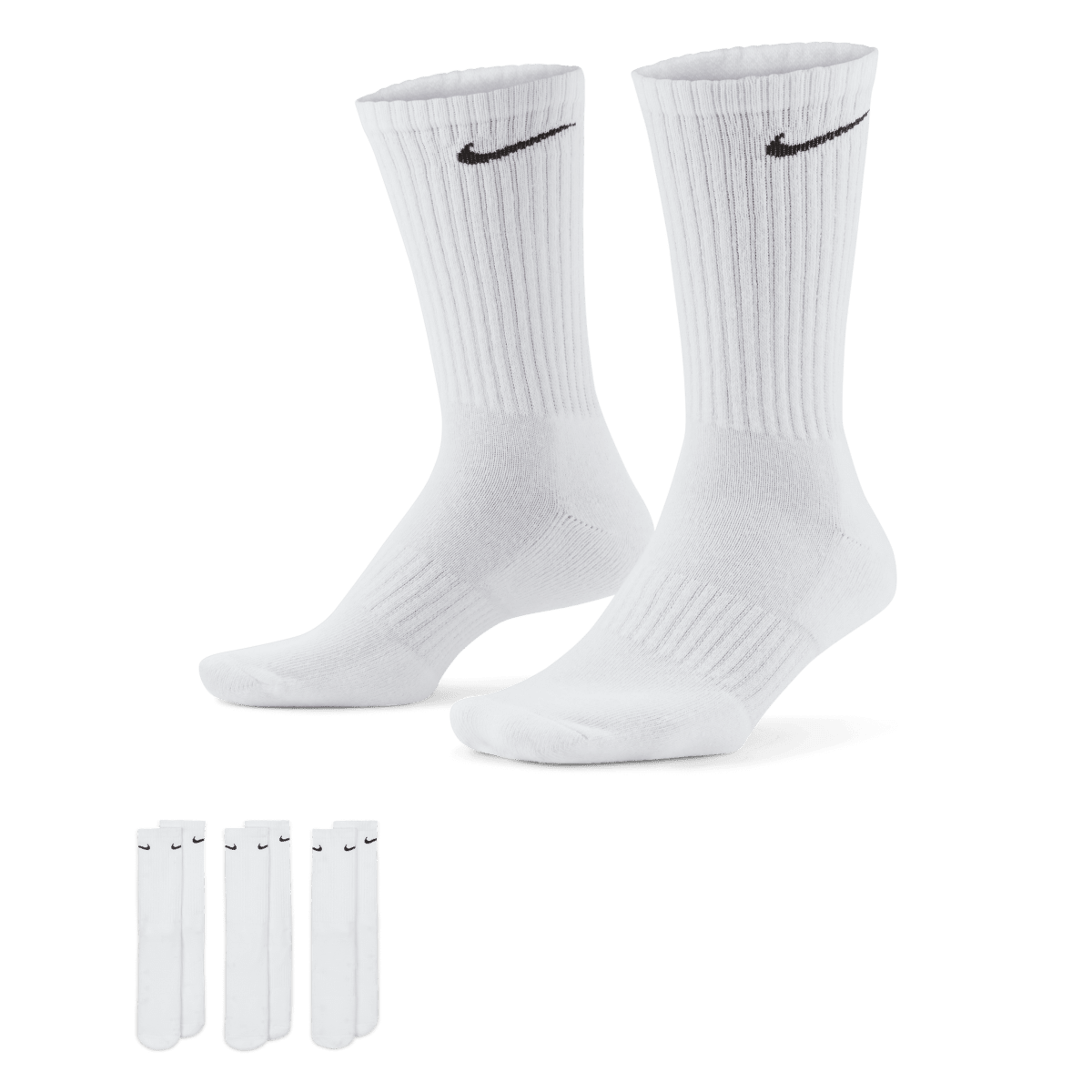 Nike Everyday Training Socks - White (3 Pairs) - Nike Golf