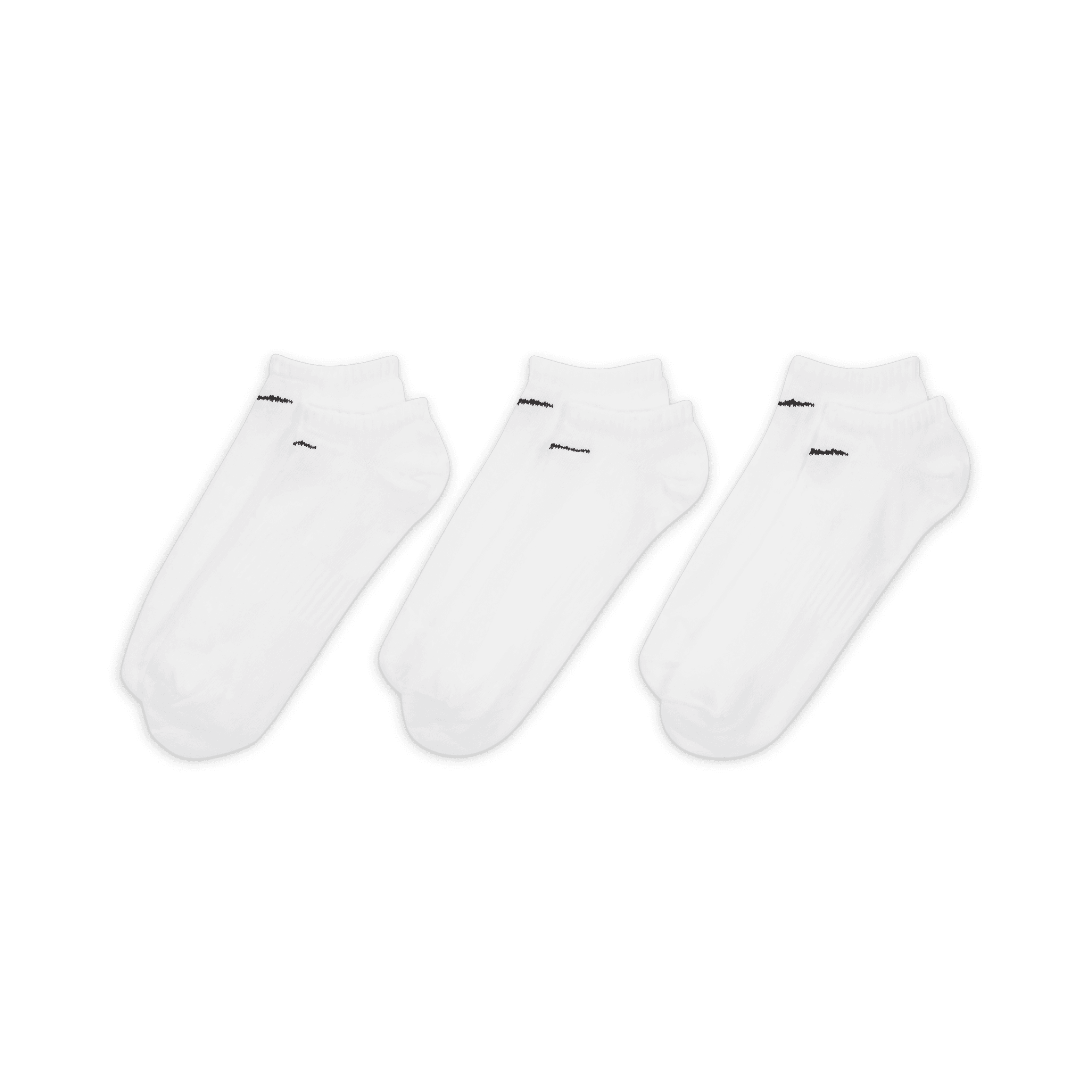 Nike Everyday Lightweight No-Show Socks - White (3 Pairs)