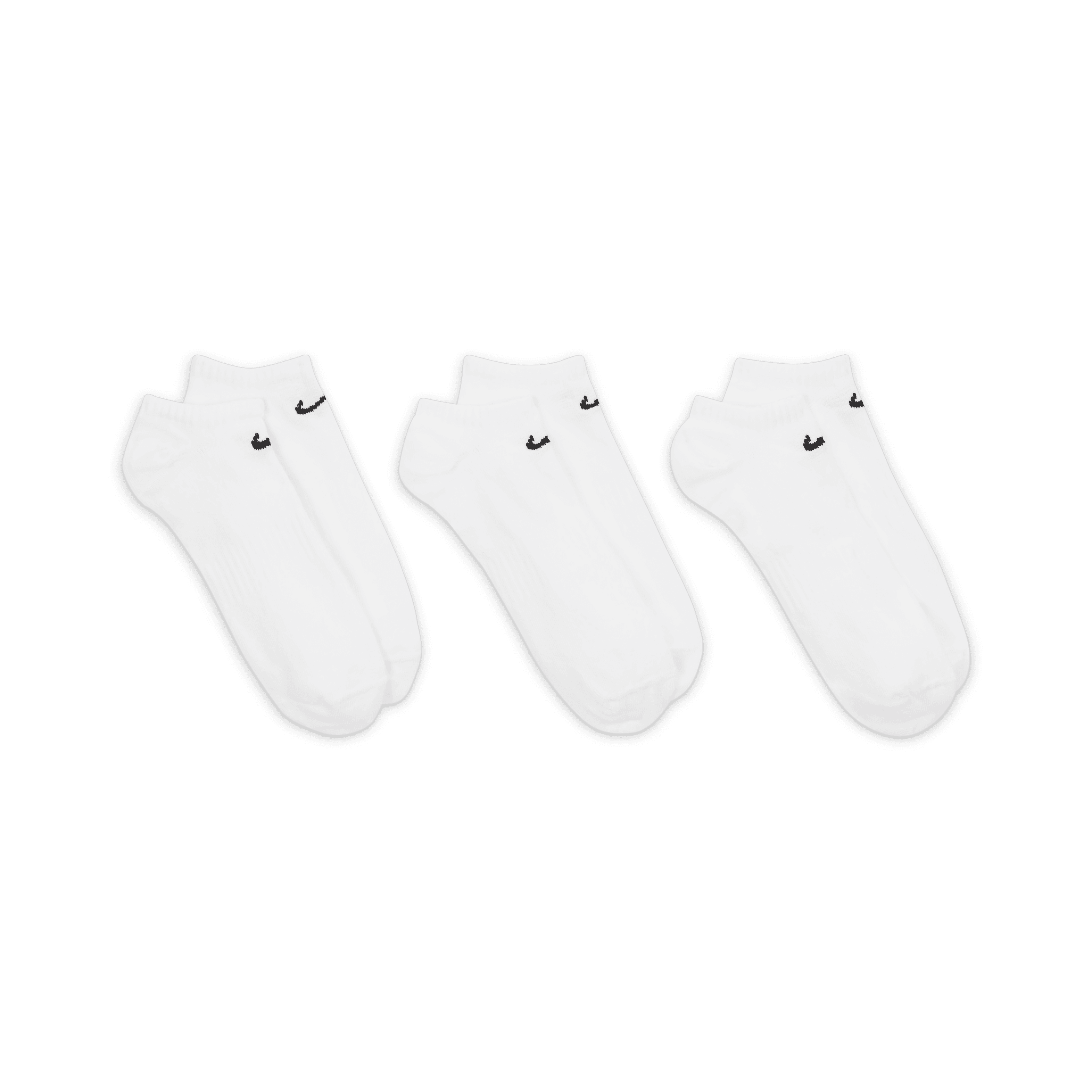 Nike Everyday Lightweight No-Show Socks - White (3 Pairs)