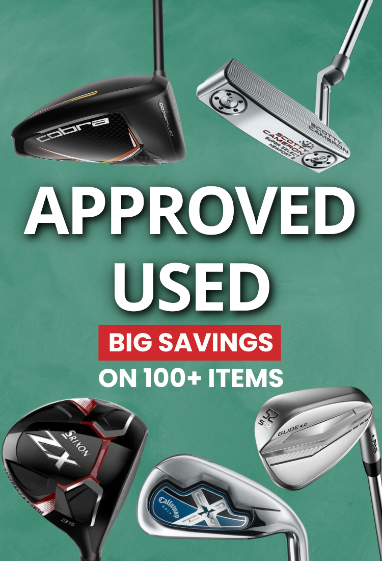 Approved Used Golf Clubs Mobile Banner