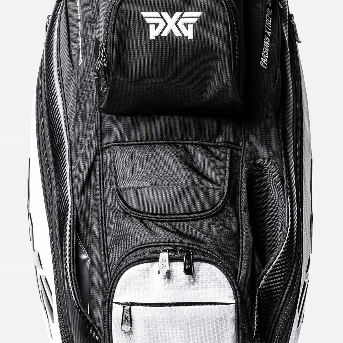 PXG Lightweight Cart Cart Bag - White/Black