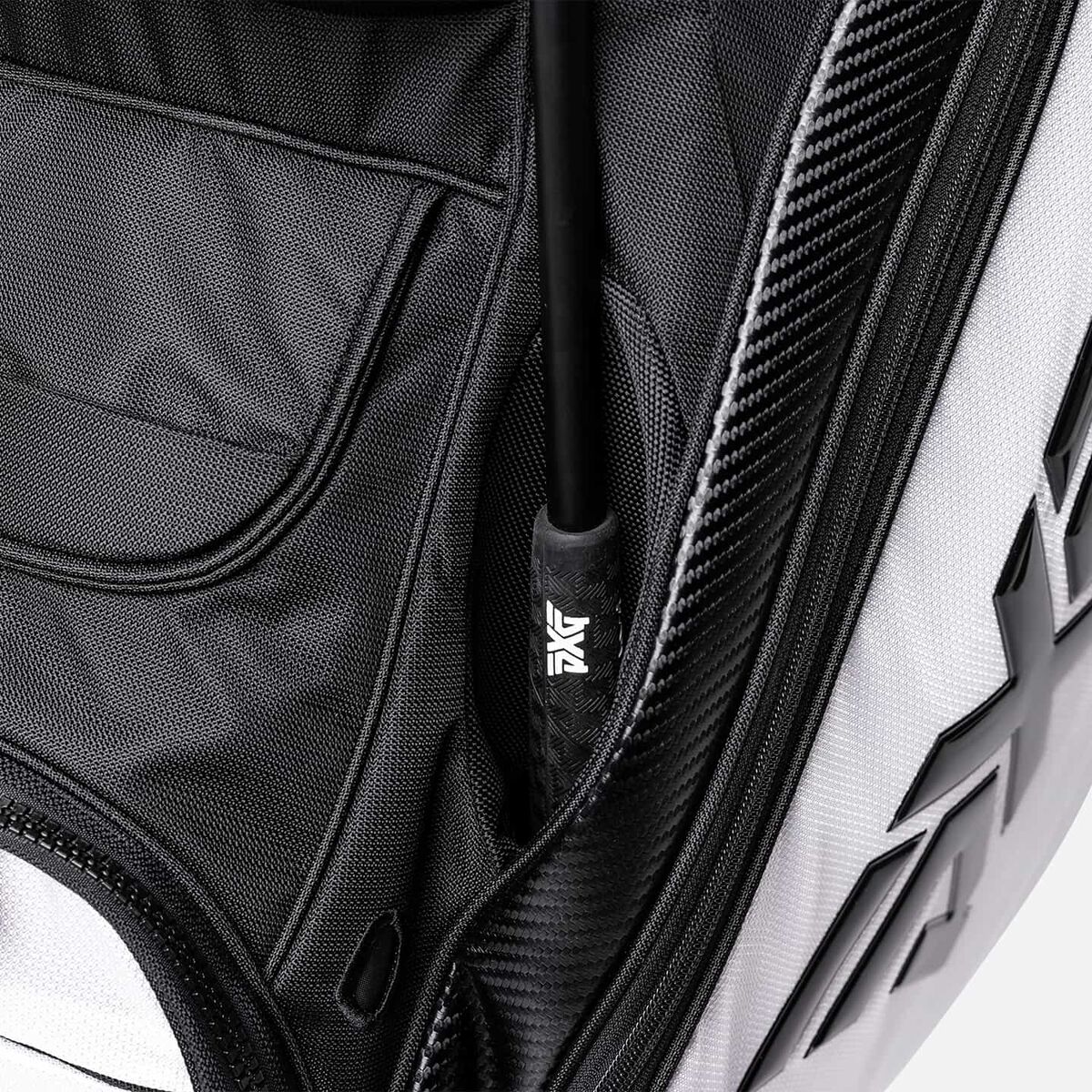 PXG Lightweight Cart Cart Bag - White/Black