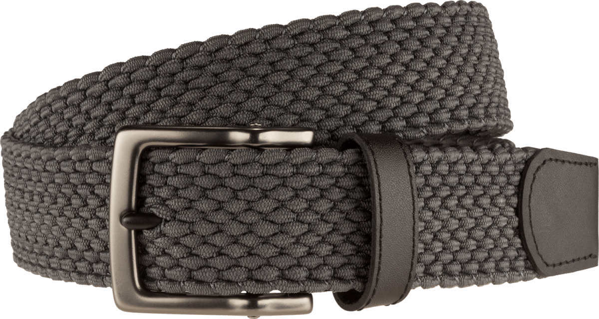 Nike Stretch Woven Golf Belt - Grey - Nike Golf