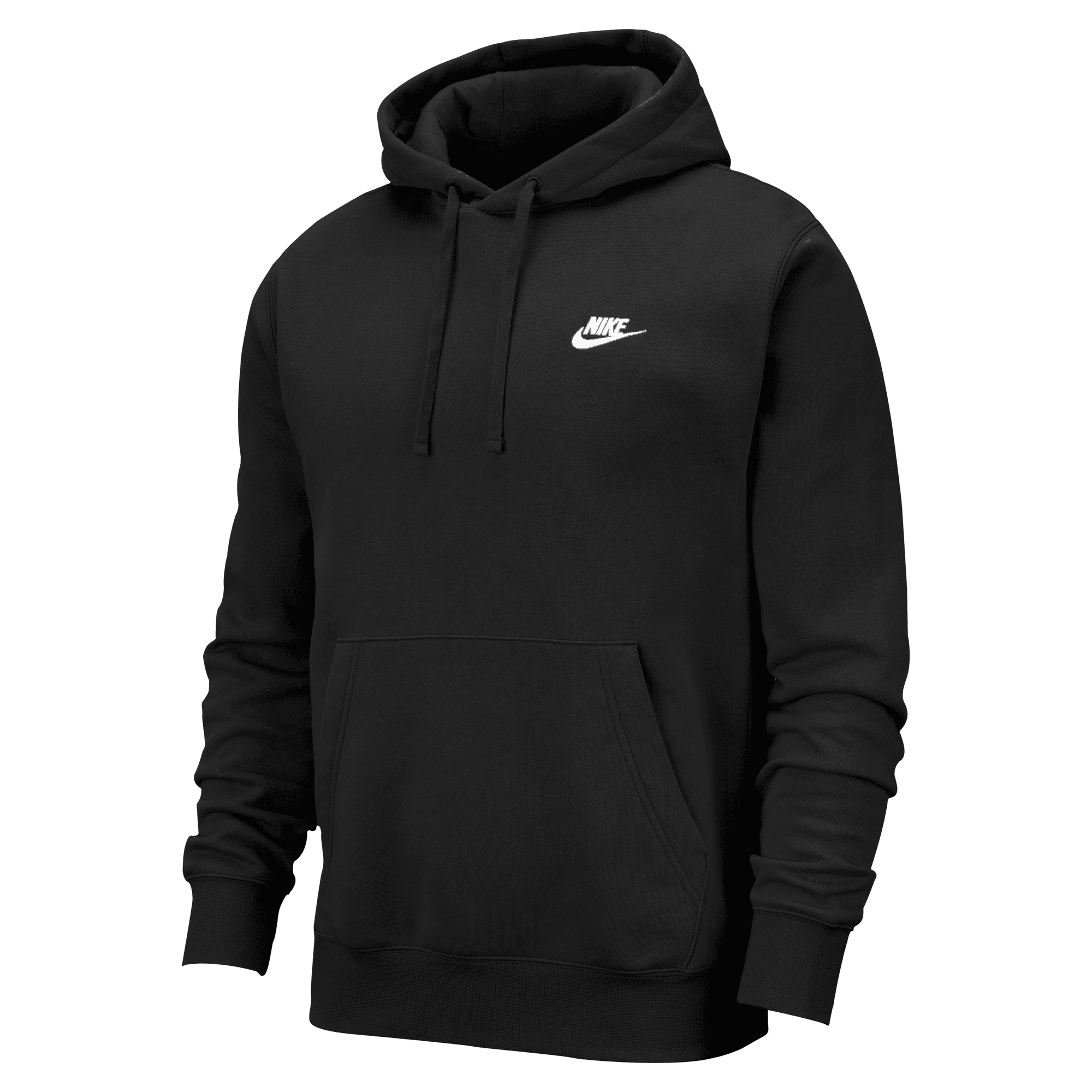 Nike Club Hoodie Pullover - Black