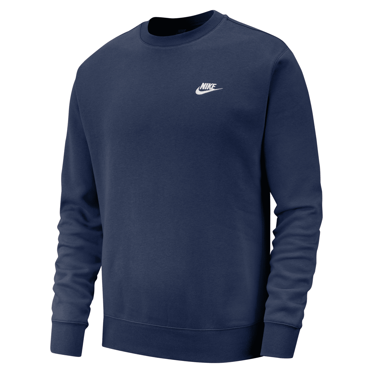 Nike NSW Club Crew Pullover - Midnight Navy / White - Nike Golf