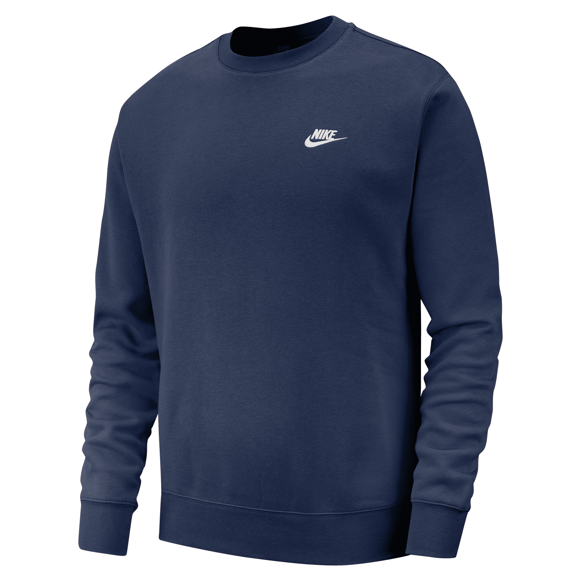 Nike NSW Club Crew Pullover - Midnight Navy / White