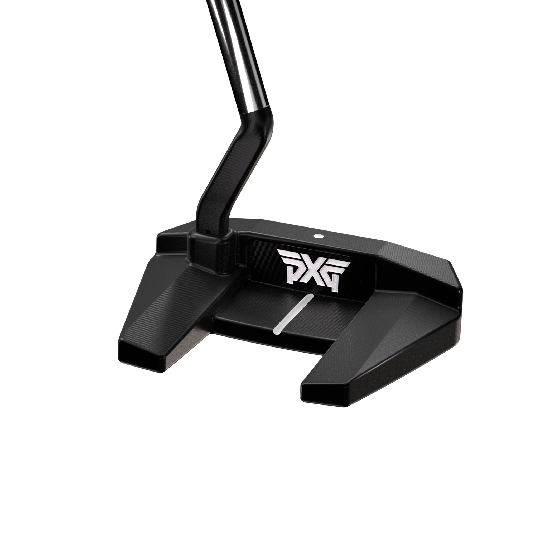 Black putter with PXG logo on a white background