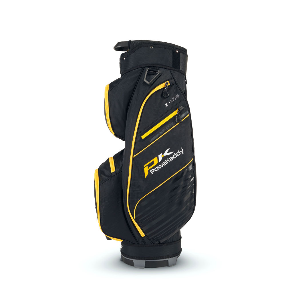 Powakaddy 2024 X-Lite Cart Bag - Black / Yellow