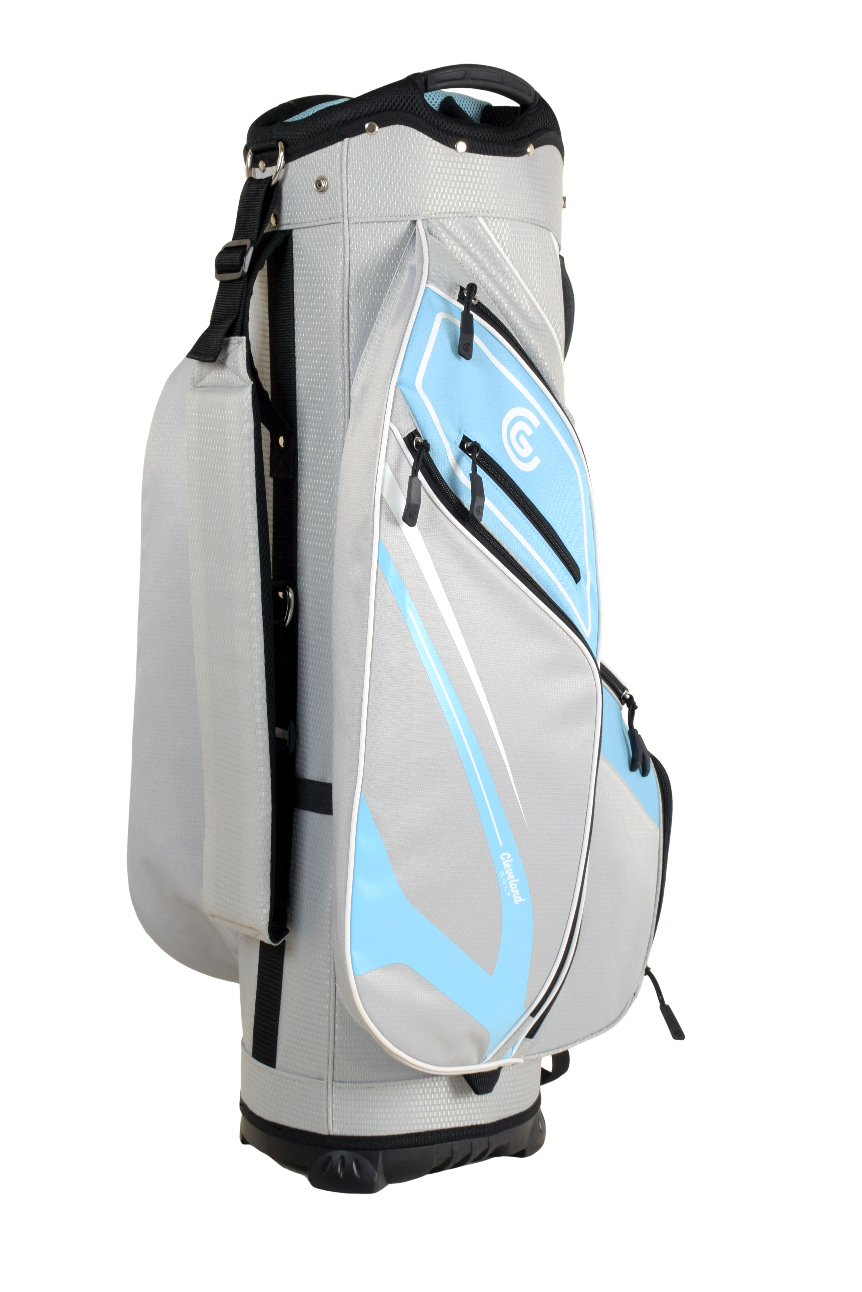 Cleveland Friday 3 Cart Bag - Blue/Grey