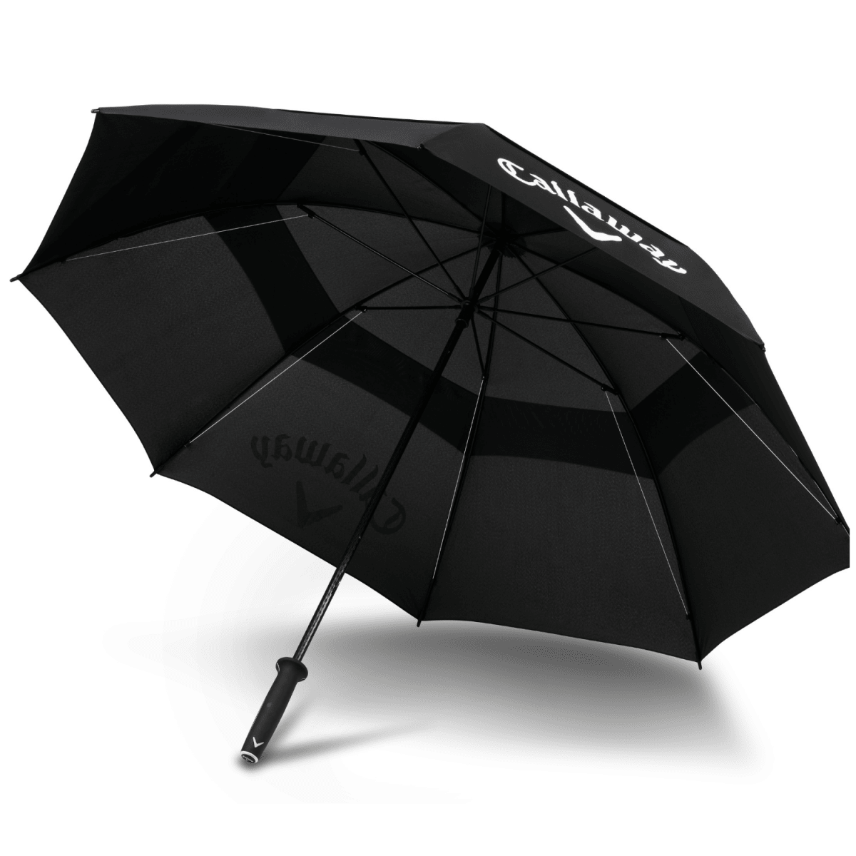 Callaway Shield 64" Double Canopy Umbrella - Black - Callaway