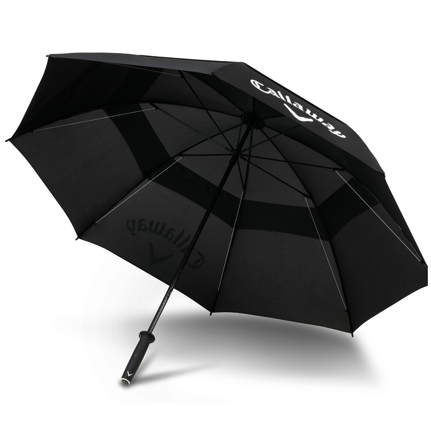 Callaway Shield 64" Double Canopy Umbrella - Black