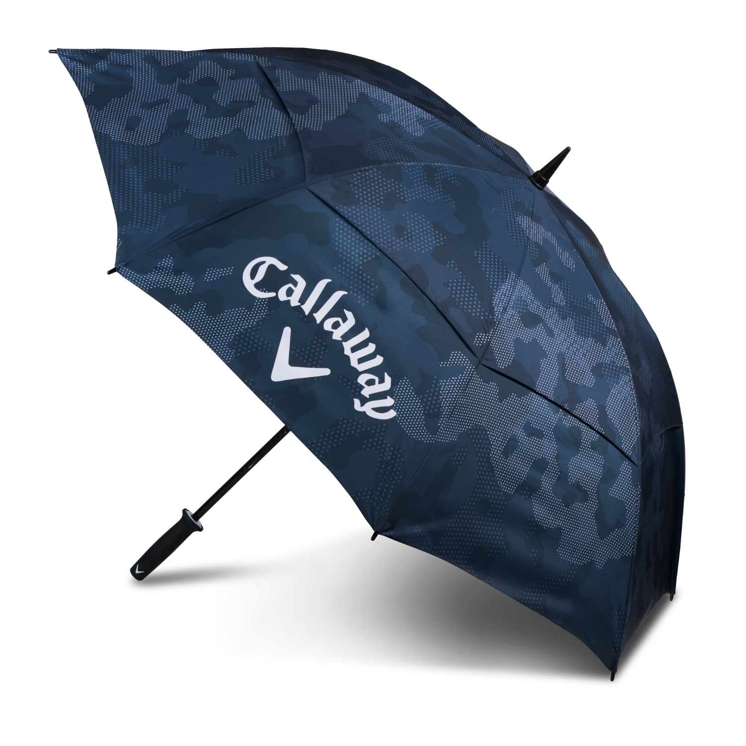 Callaway Shield 64" Double Canopy Umbrella - Black/Camo