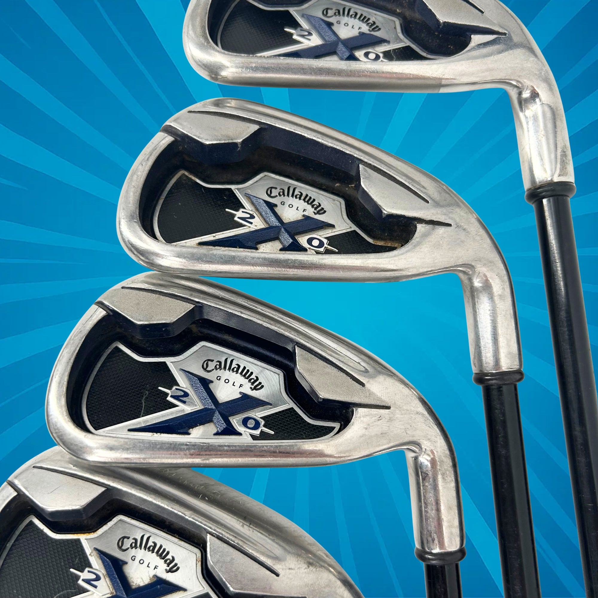 Callaway X20 / 3-PW+SW / Callaway X 75g Graphite Shafts / Regular Flex