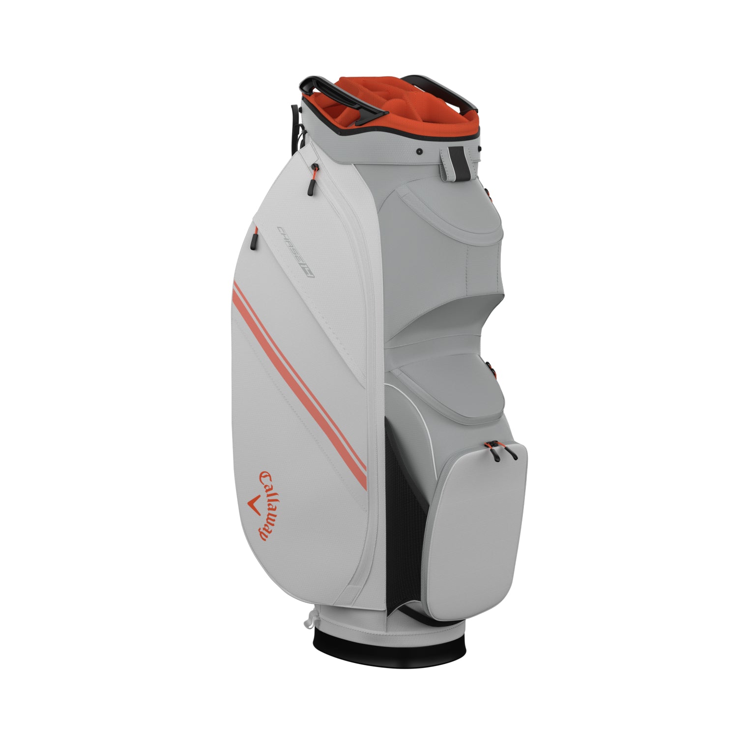 Callaway Chase 14 Cart Bag 25 - White/Silver/Orange