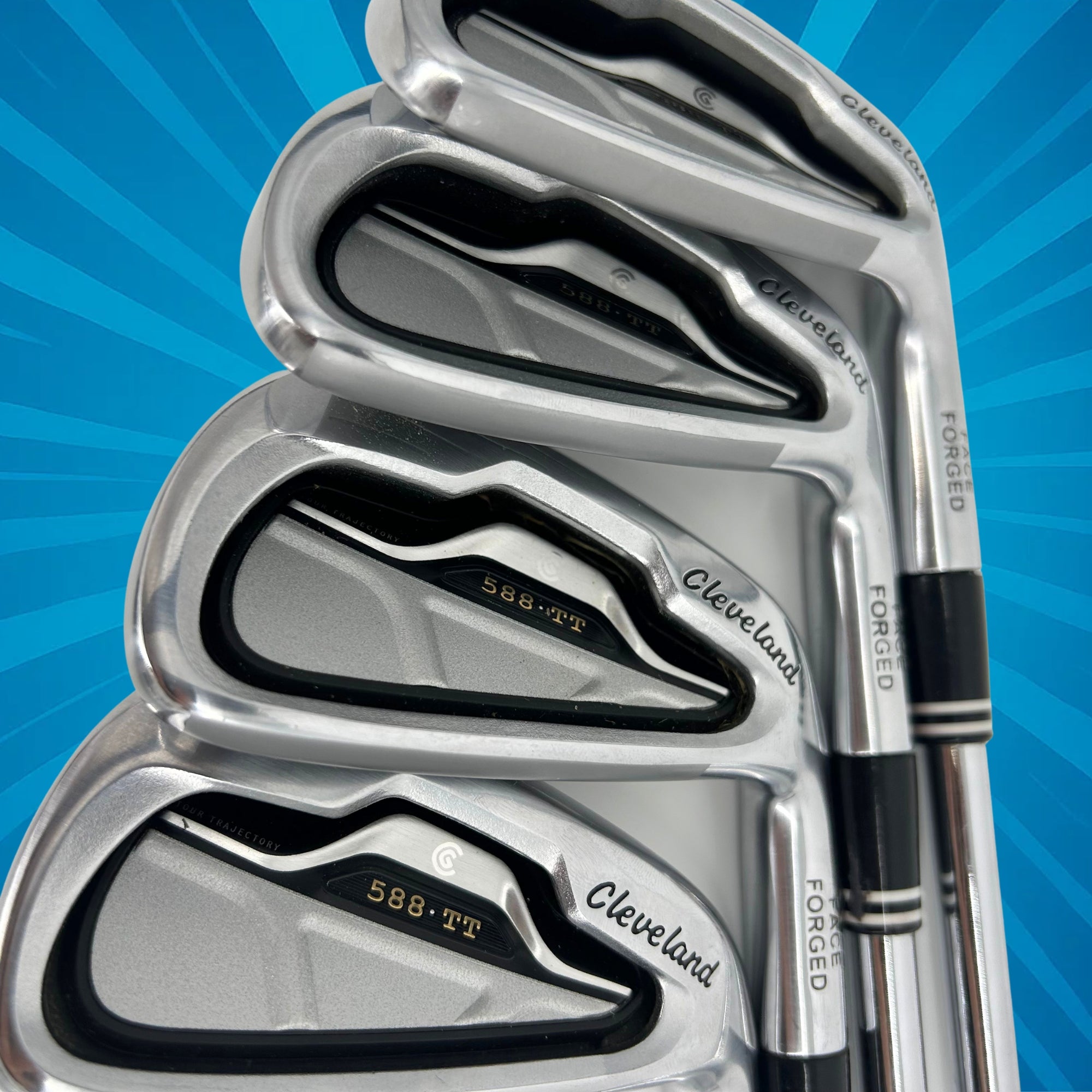 Cleveland 588-TT/MT Combo Irons / 3-PW / Dynamic Gold R300 / Regular