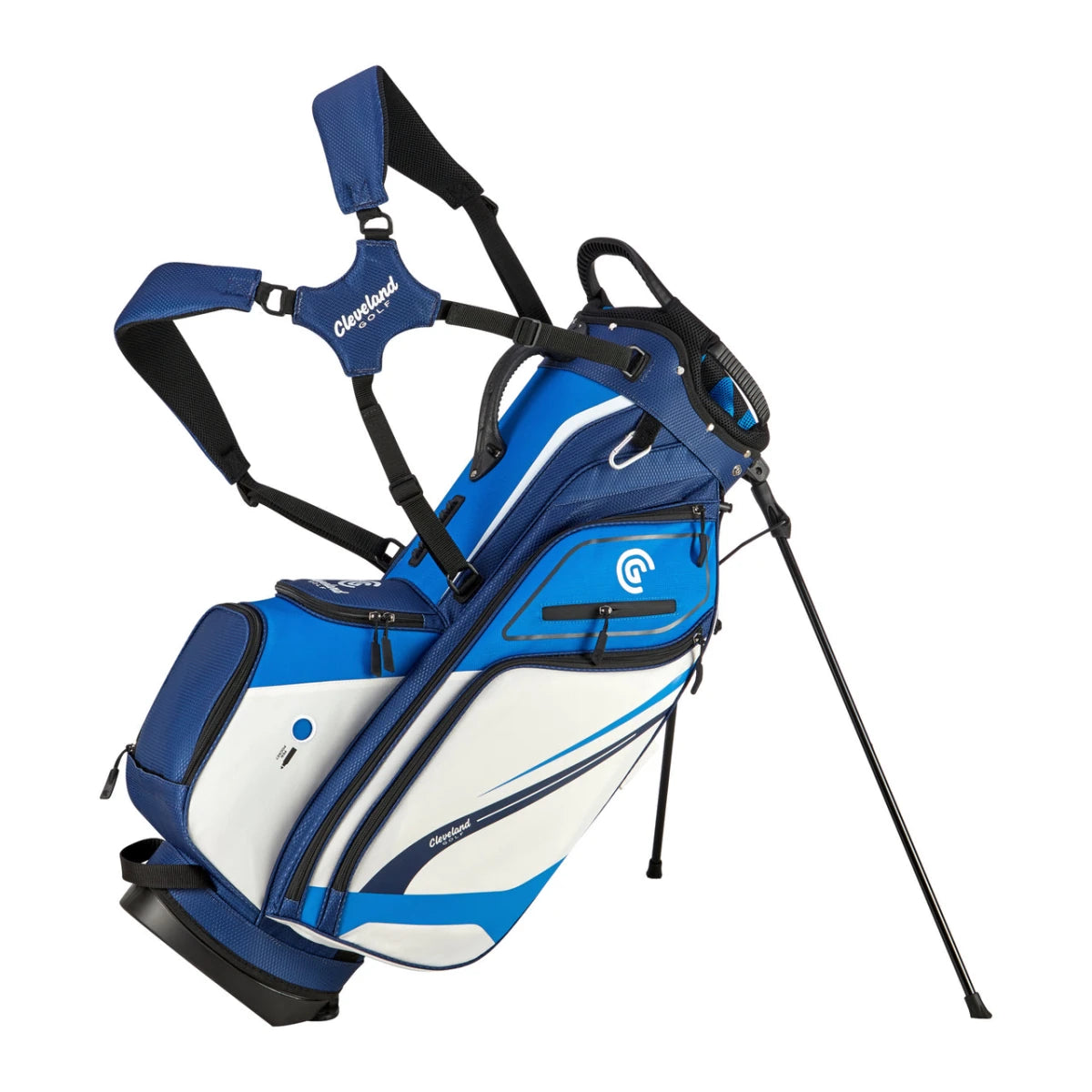 Cleveland Saturday 2 Stand Bag - Blue/Navy - Cleveland