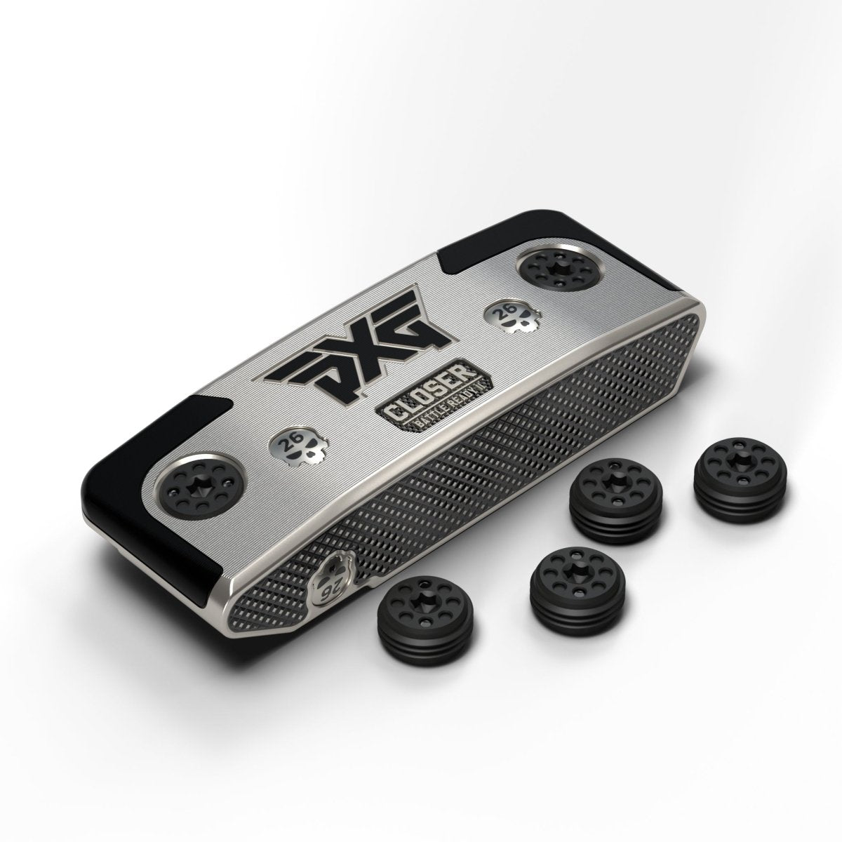 PXG Battle Ready II Closer Putter - Platinum - PXG