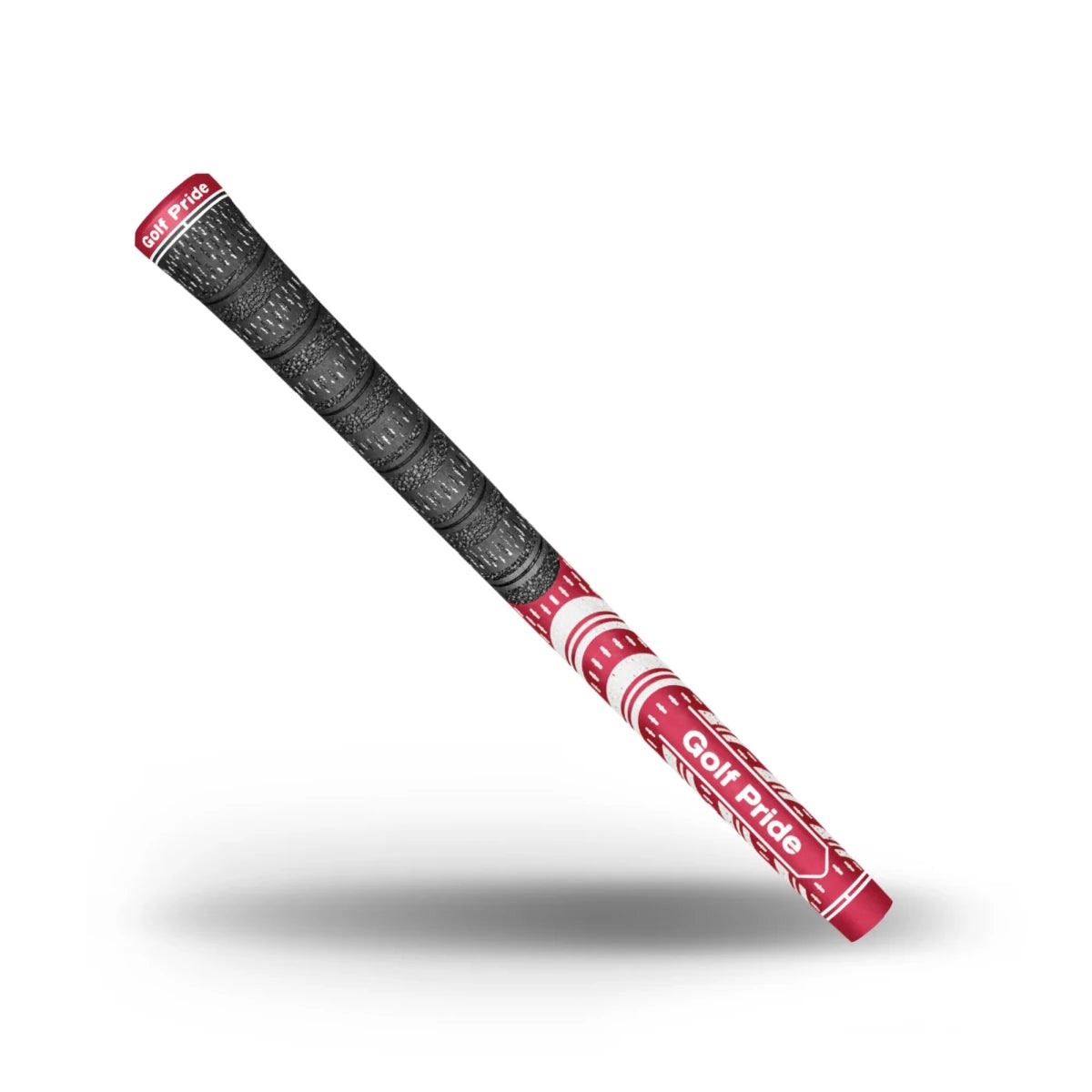 Golf Pride Multi Compound Teams - Dark Red/White Standard Golf Grip - Golf Pride