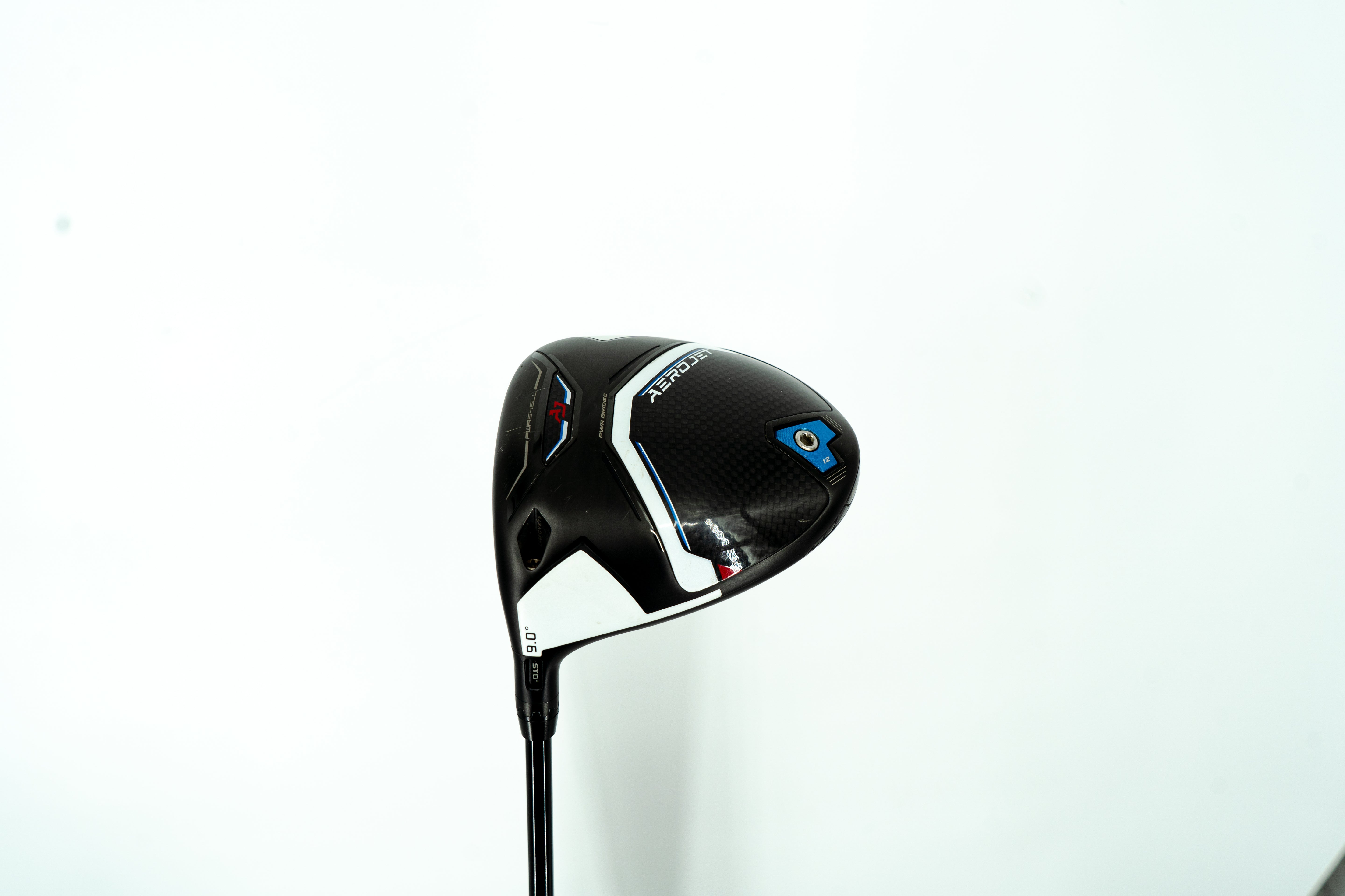 Cobra Aerojet Left Handed Driver / 9 Degree / X-Stiff Flex / HZRDUS RDX Smoke Blue 6.5