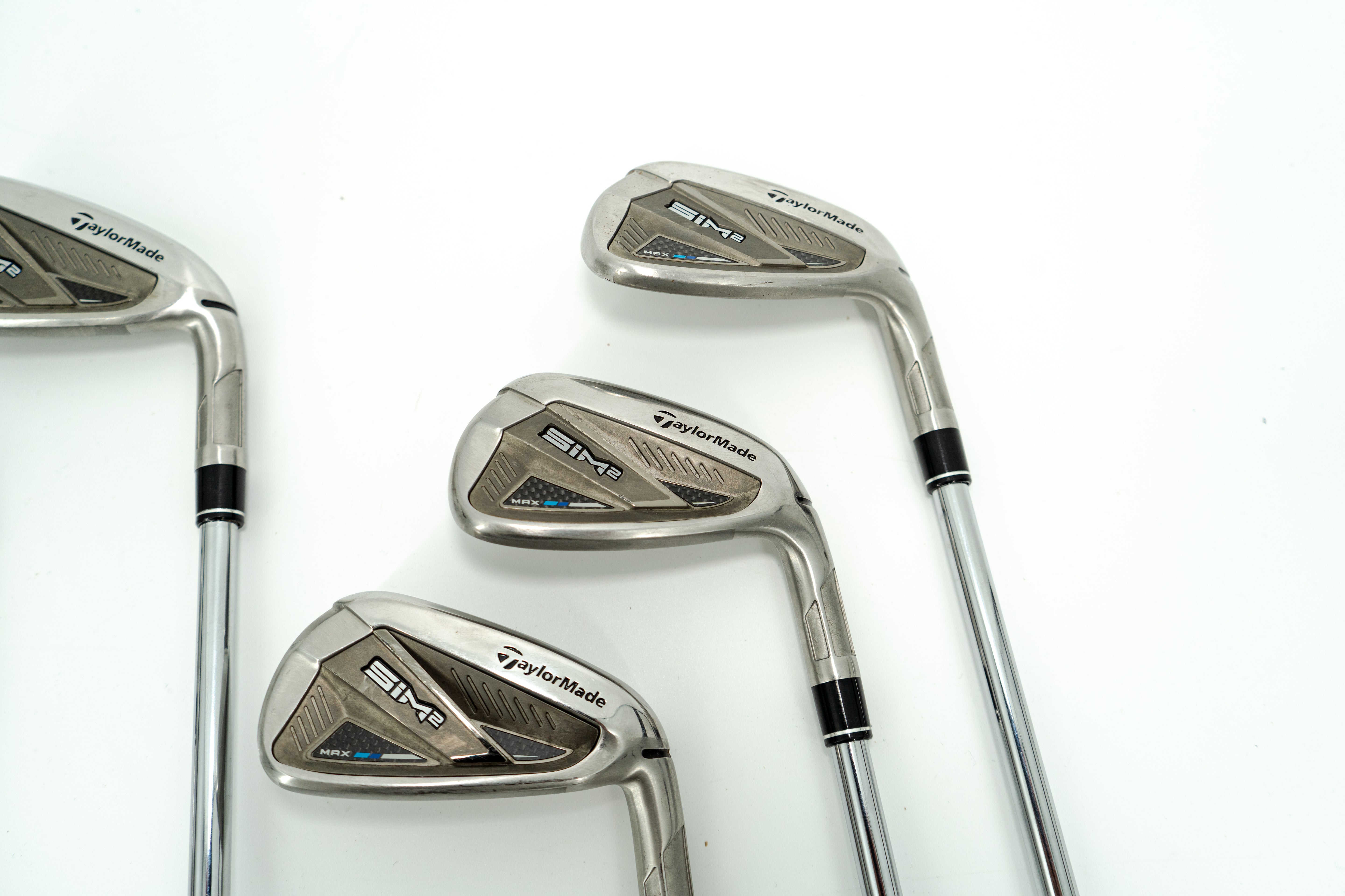TaylorMade SIM 2 Max Irons / 5-SW / KBS MAX MT 85 R Steel Shafts / Regular Flex