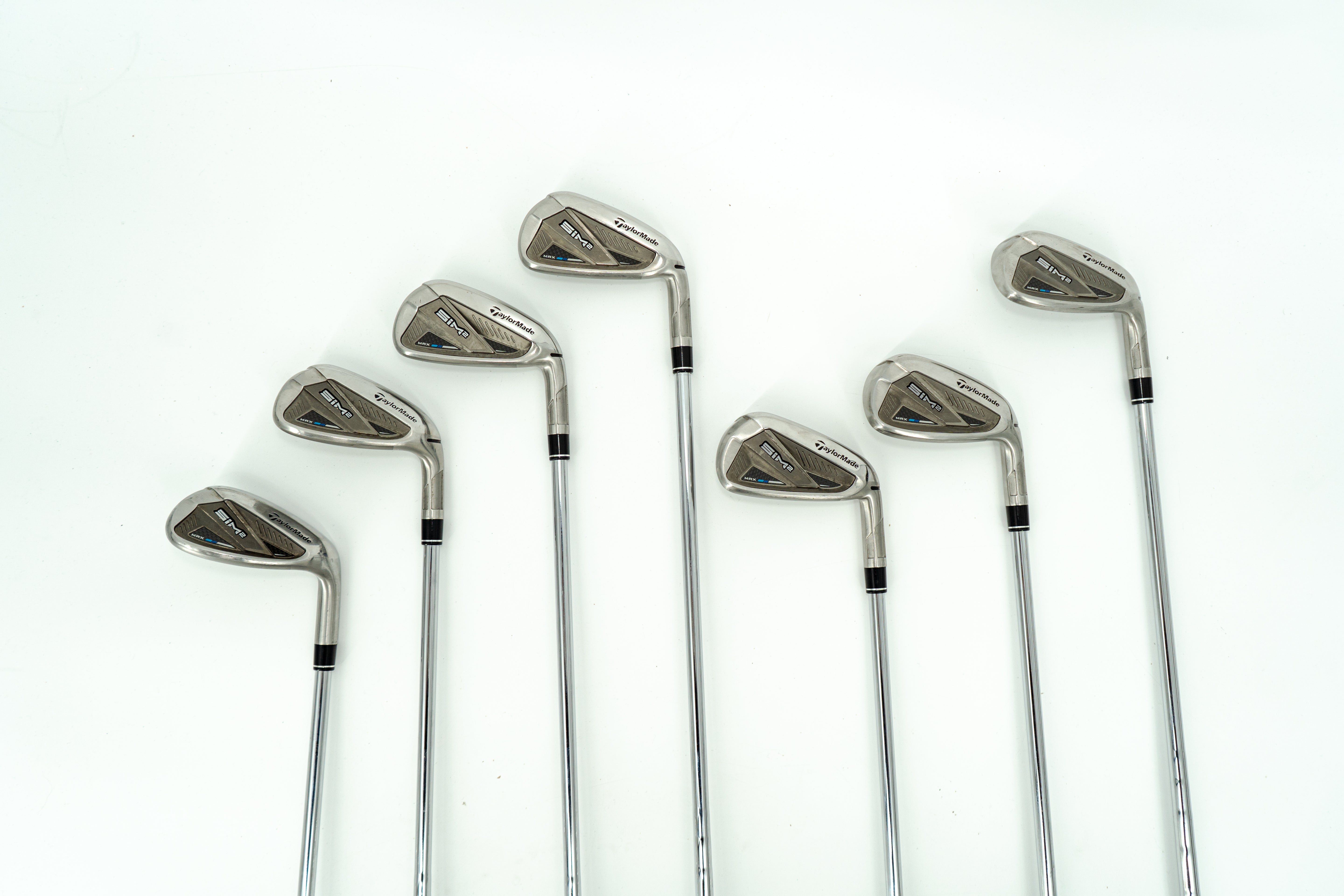 TaylorMade SIM 2 Max Irons / 5-SW / KBS MAX MT 85 R Steel Shafts / Regular Flex