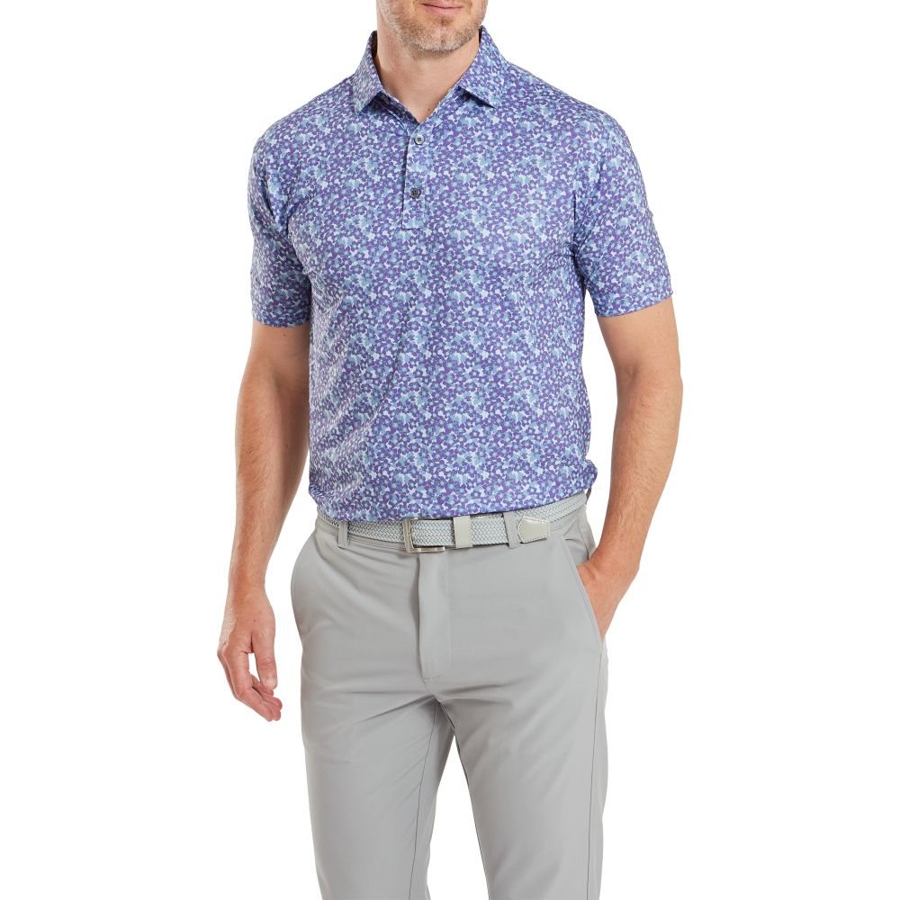 FootJoy Primrose Print Mens Golf Polo Shirt