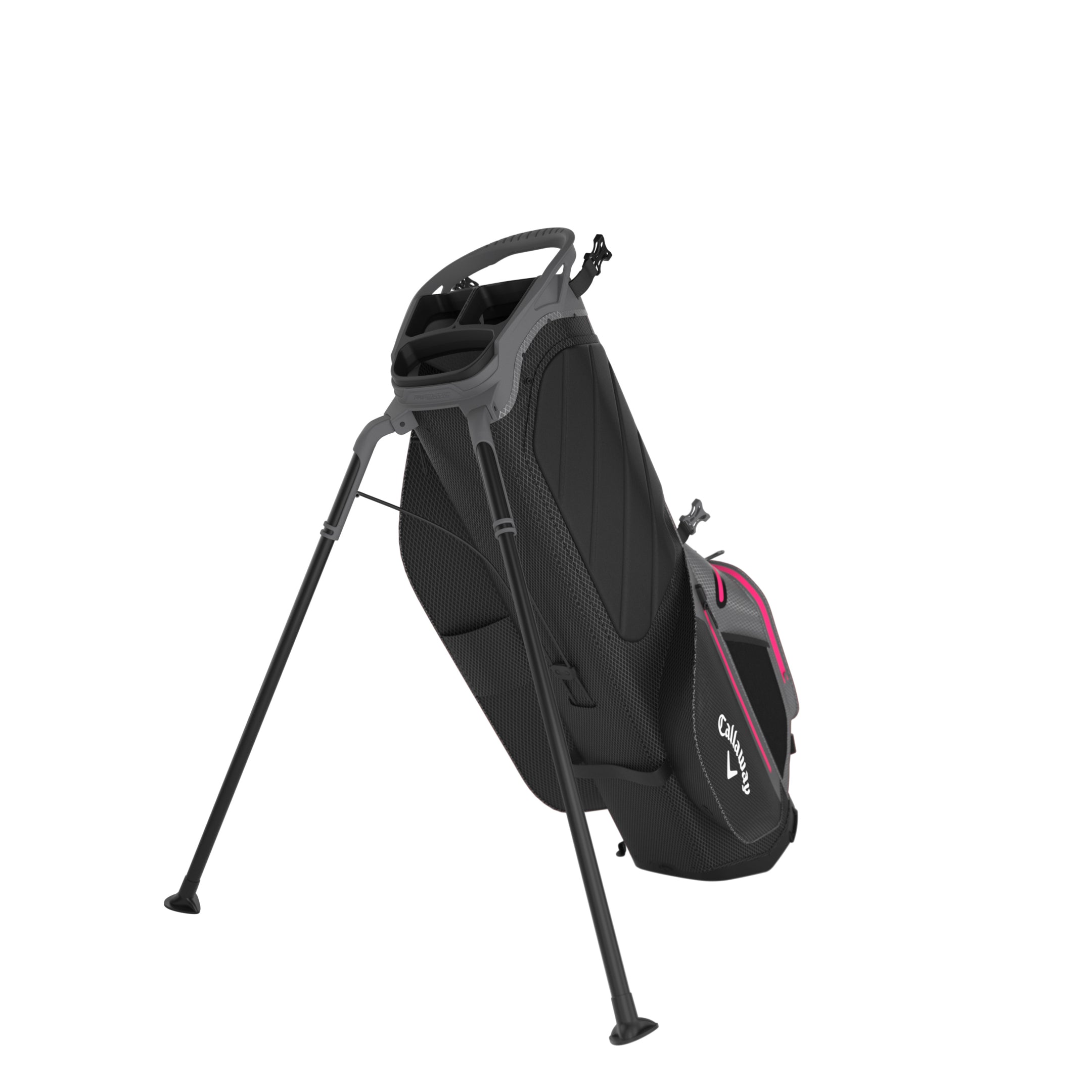 Callaway Fairway C HD Stand Bag 24 - Black/Light Grey/Red