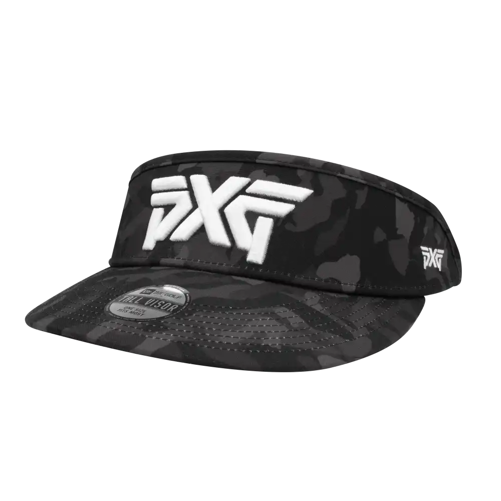 PXG Fairway Camo Sport Visor - Black