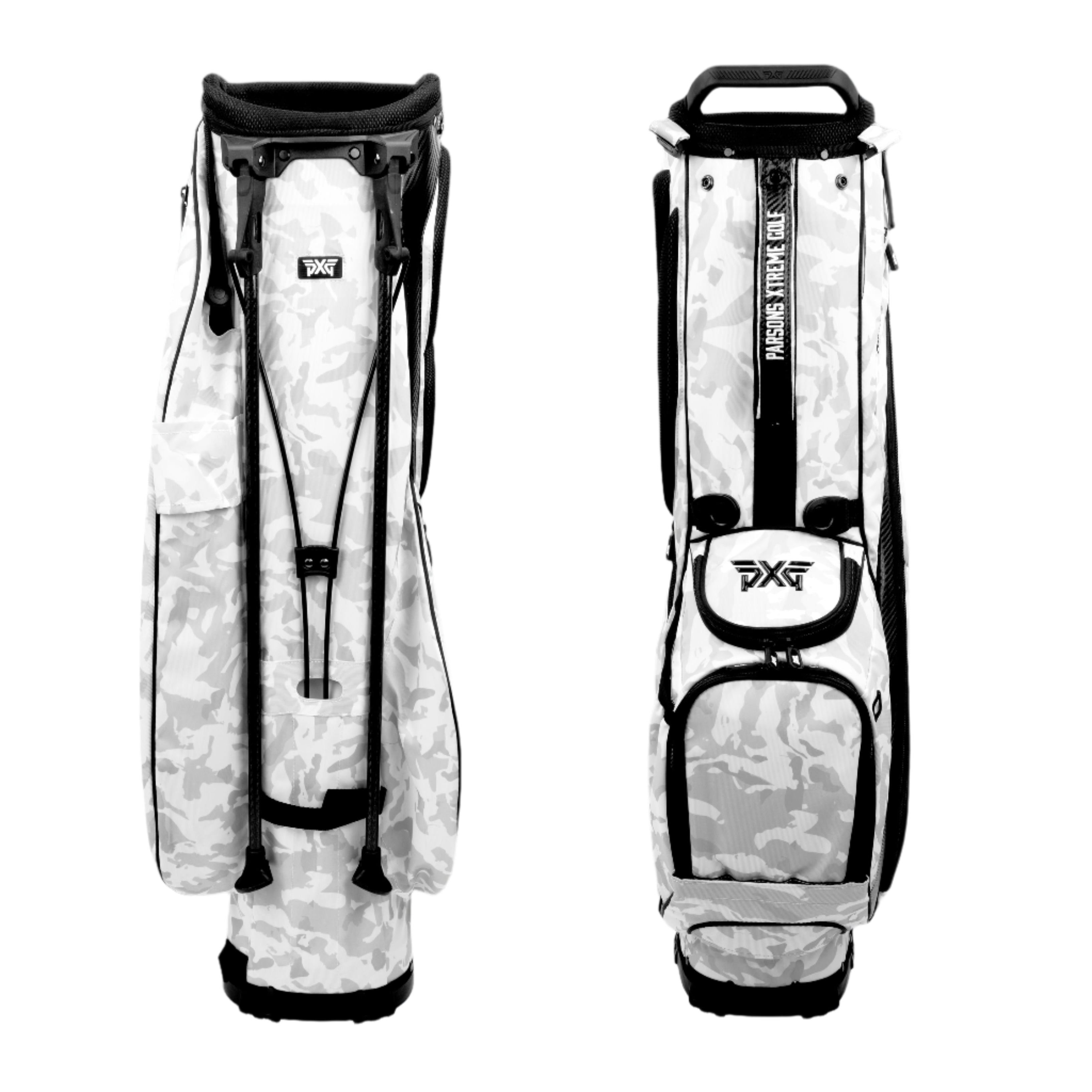 PXG Fairway Camo Carry Stand Bag - White