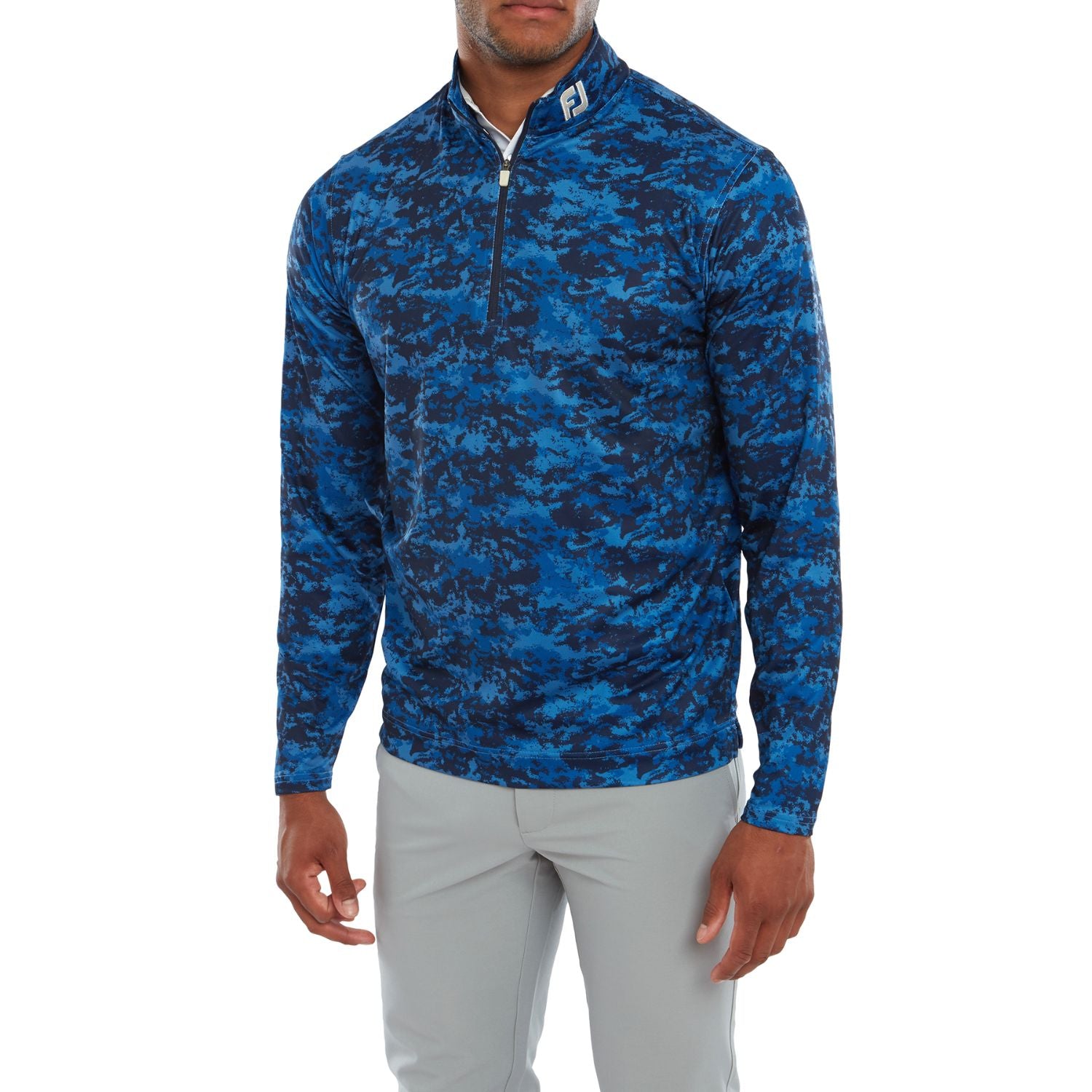 FootJoy Cloud Camo 1/2 Zip Golf Pullover