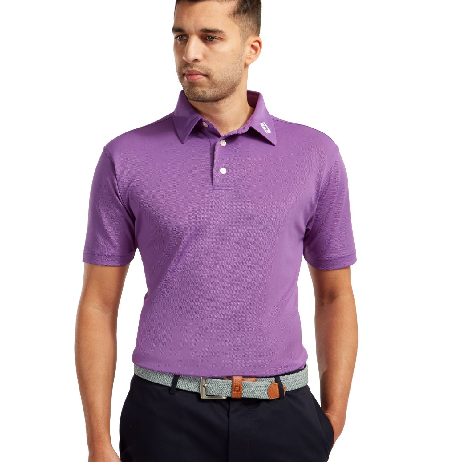 FootJoy Stretch Pique Solid Golf Polo Shirt