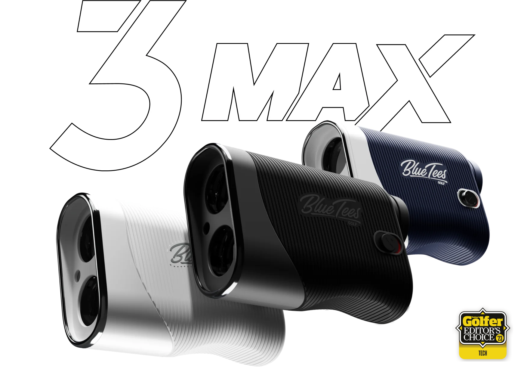 Blue Tees Series 3 Max Black Laser Rangefinder