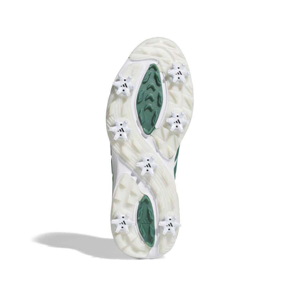 adidas Adipower Spiked Golf Shoes - Cloud White / Collegiate Green - adidas