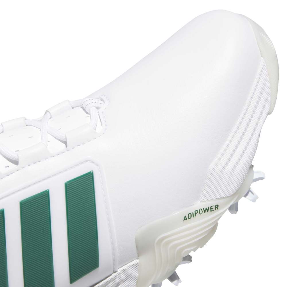 adidas Adipower Spiked Golf Shoes - Cloud White / Collegiate Green - adidas