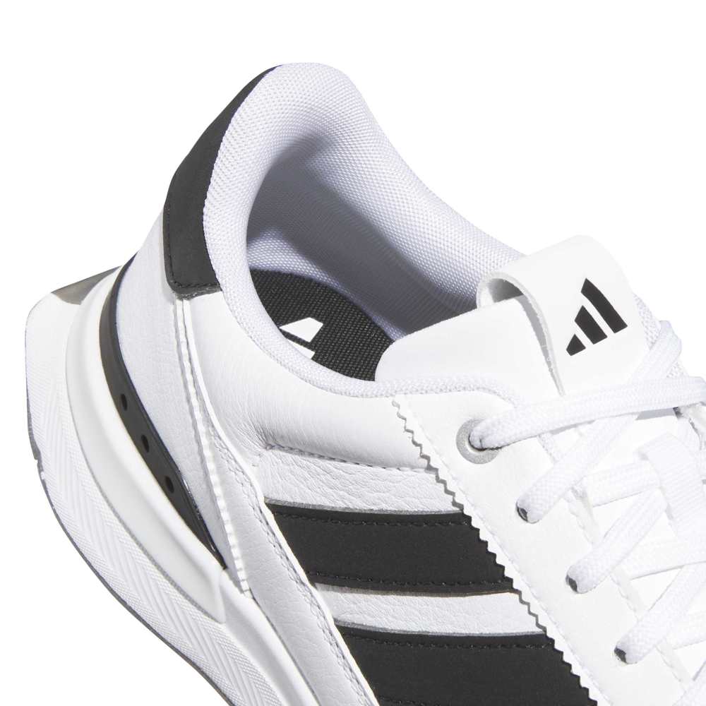 adidas S2G Leather Spikeless Golf Shoes - Cloud White / Core Black