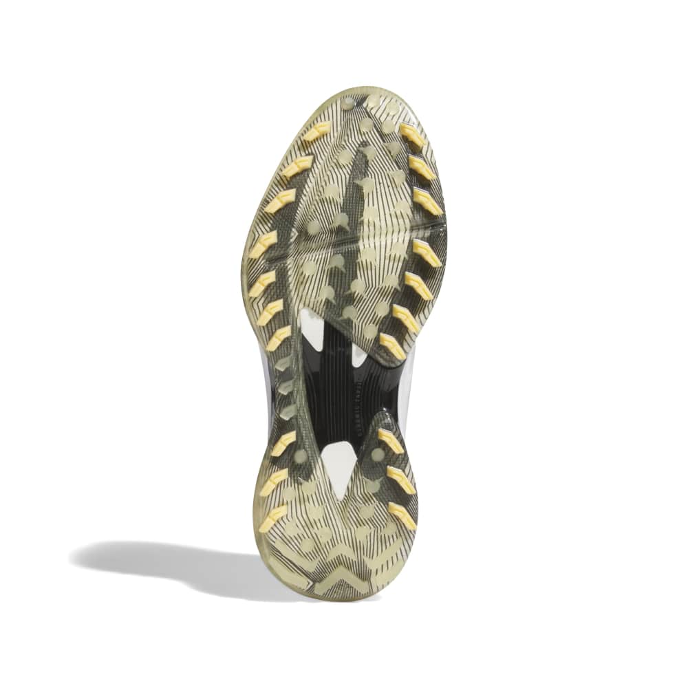 adidas Adizero ZG Spikeless Golf Shoes - White / Black / Ice Tan