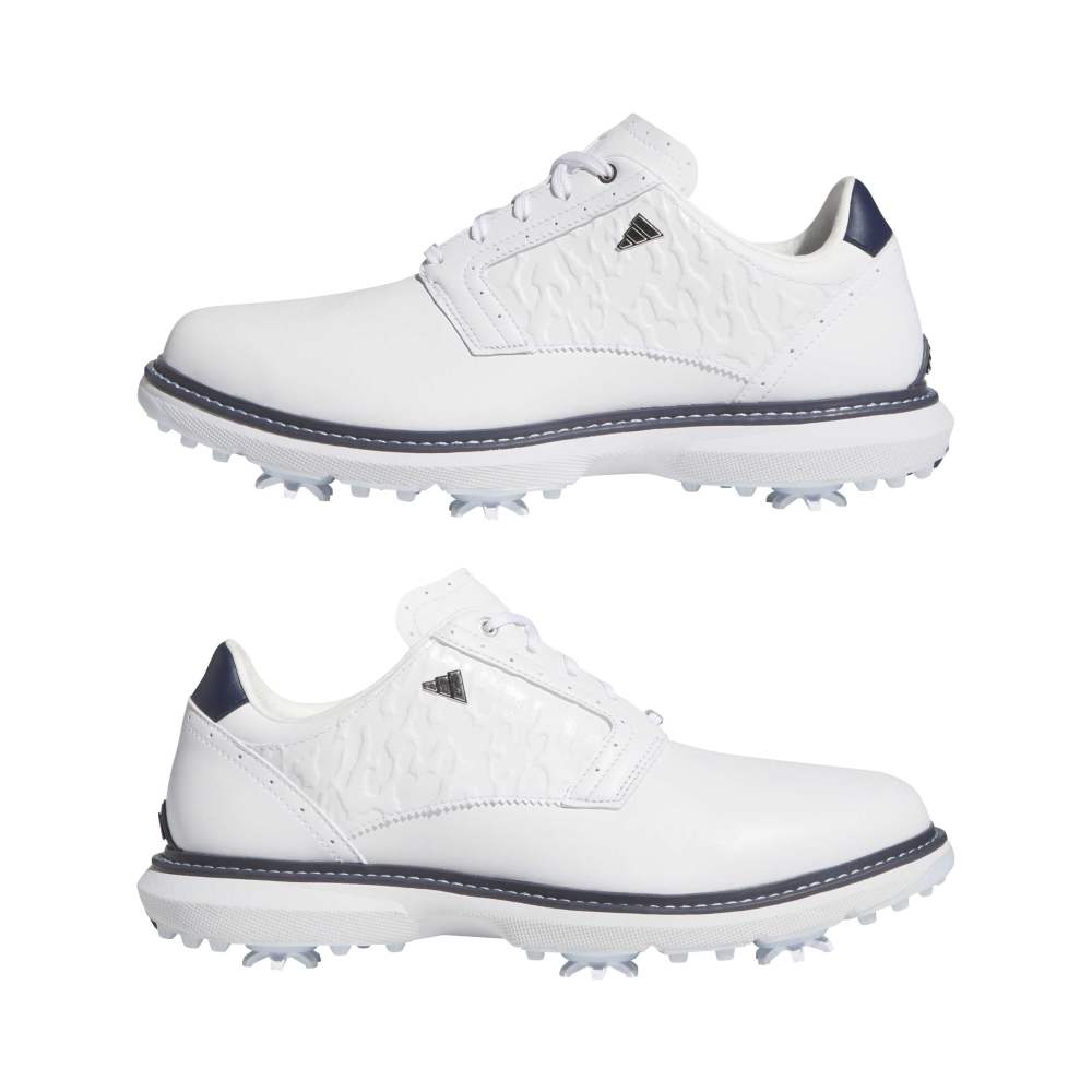 adidas MC70 Spiked Golf Shoes - White / Navy