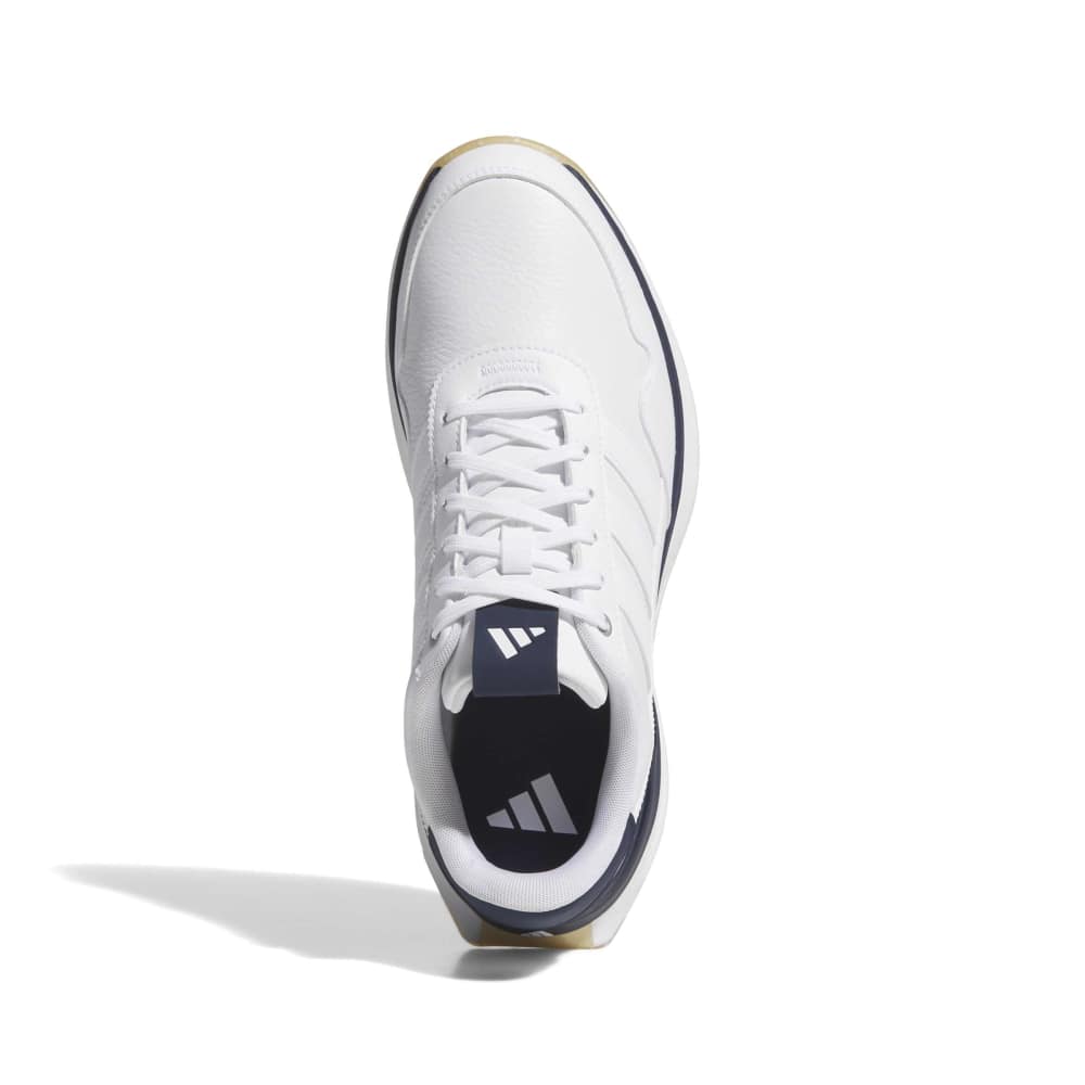 adidas S2G Leather Spikeless Golf Shoes - White / Collegiate Navy / Gum
