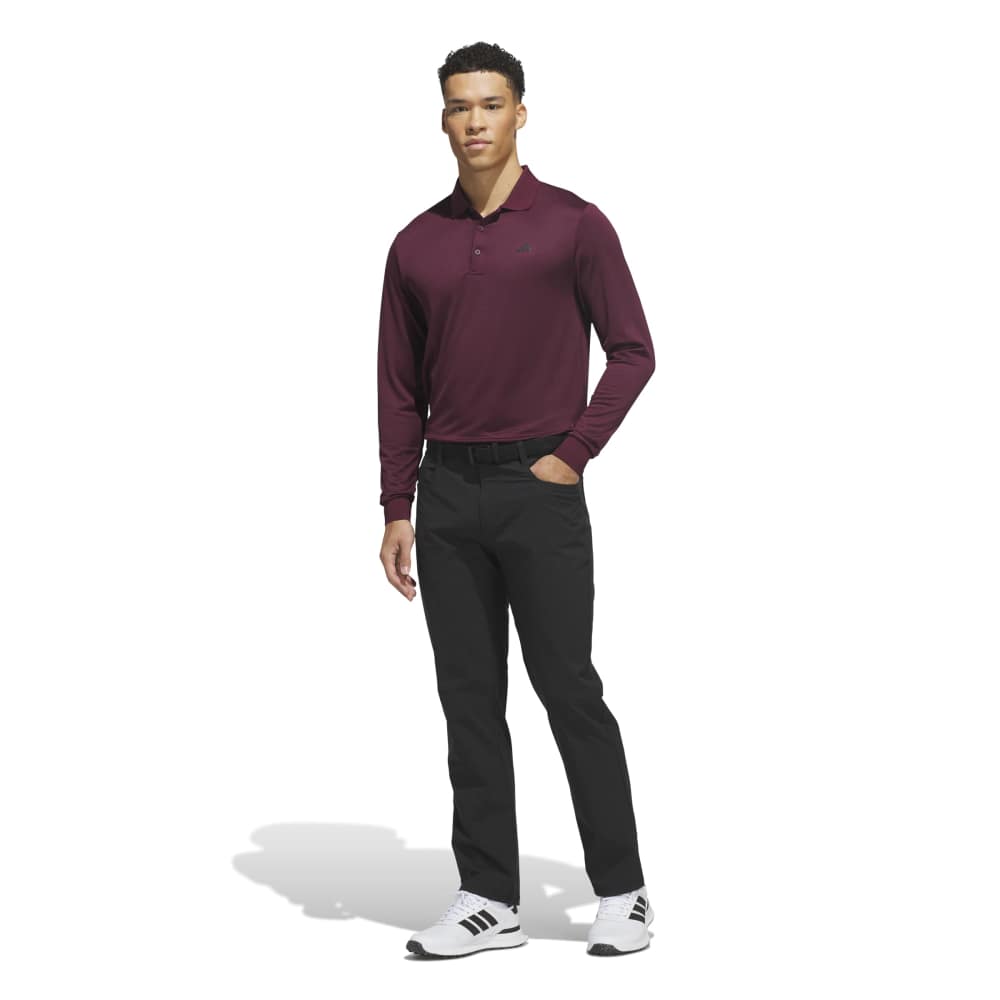 adidas Golf Ultimate365 COLD.RDY Long Sleeve Shirt - Maroon - adidas