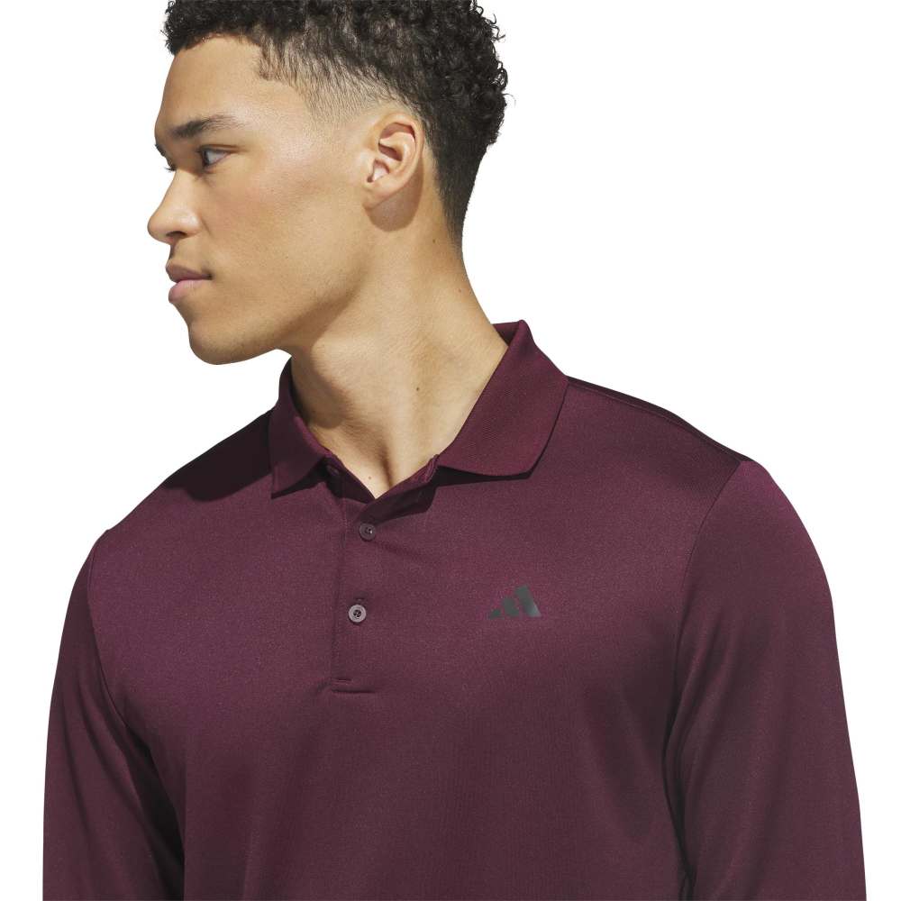 adidas Golf Ultimate365 COLD.RDY Long Sleeve Shirt - Maroon - adidas
